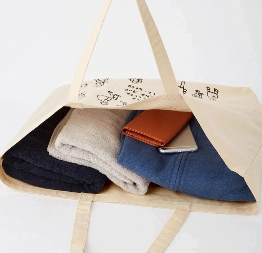 Japanese Brand New Jason Polan Tote Bag Limited Edition / Uniqlo / Eva Size ONE SIZE - 10 Thumbnail