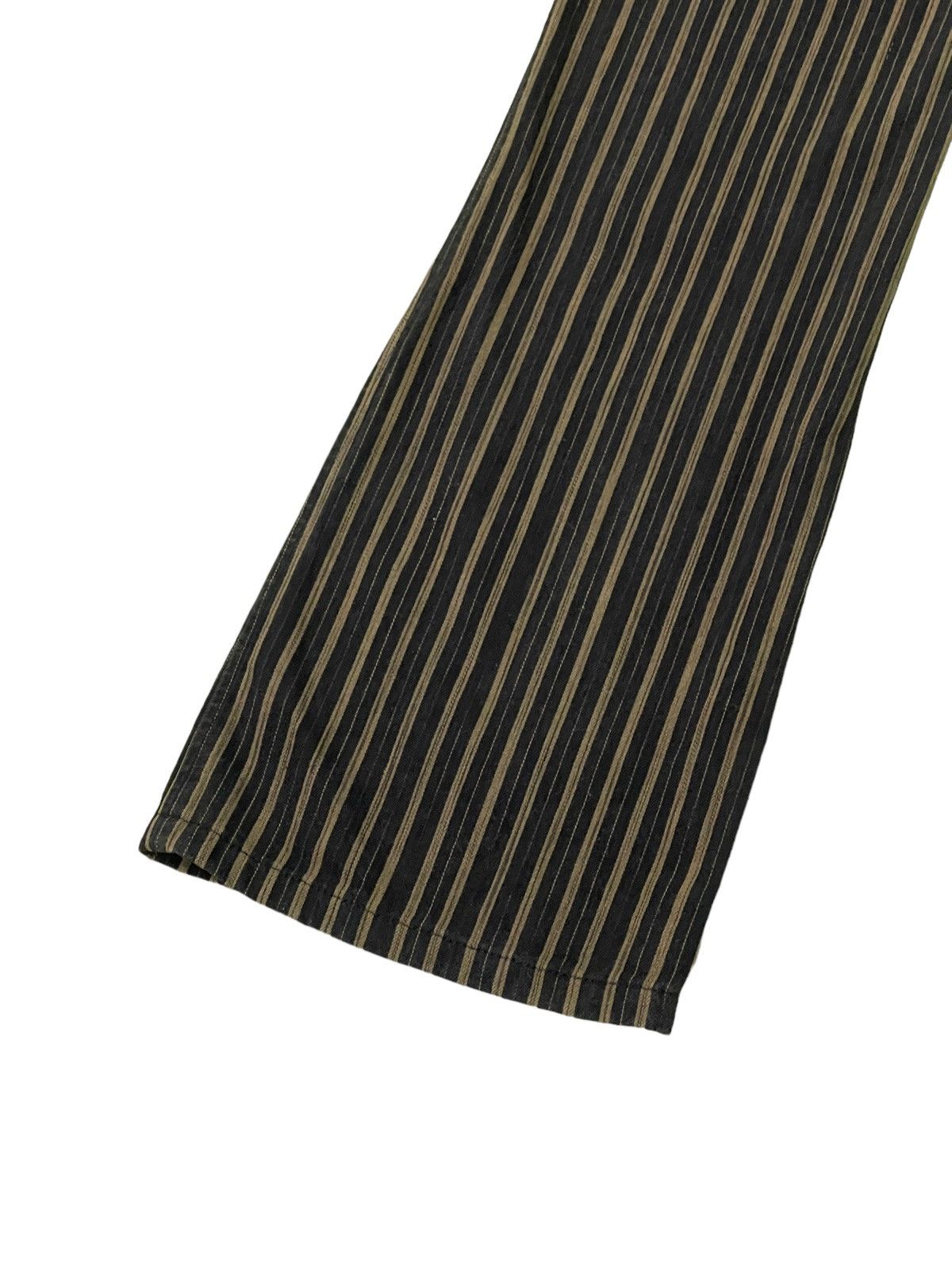 Japanese Brand Flare Striped Pant Et Boite Japan Boot Cut 5🟦0 Size US 28 / EU 44 - 5 Thumbnail