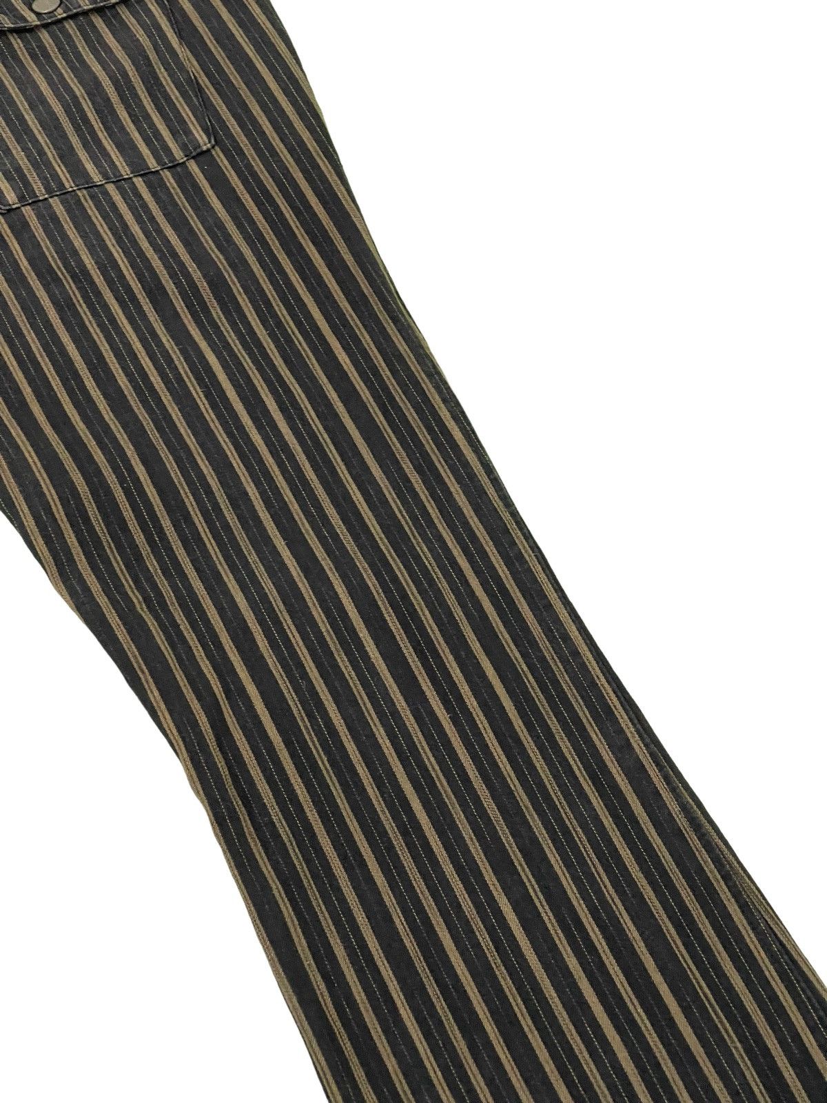 Japanese Brand Flare Striped Pant Et Boite Japan Boot Cut 5🟦0 Size US 28 / EU 44 - 7 Thumbnail