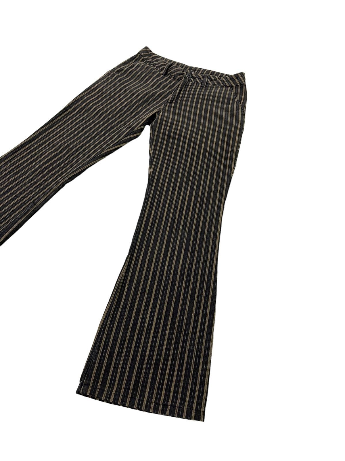 Japanese Brand Flare Striped Pant Et Boite Japan Boot Cut 5🟦0 Size US 28 / EU 44 - 12 Thumbnail