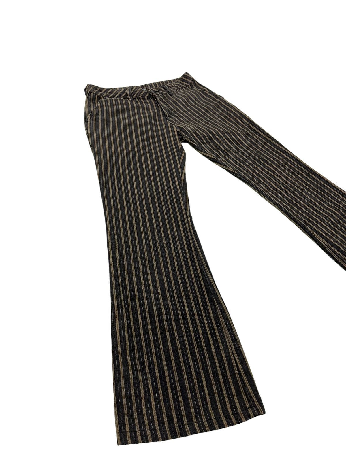 Japanese Brand Flare Striped Pant Et Boite Japan Boot Cut 5🟦0 Size US 28 / EU 44 - 11 Thumbnail
