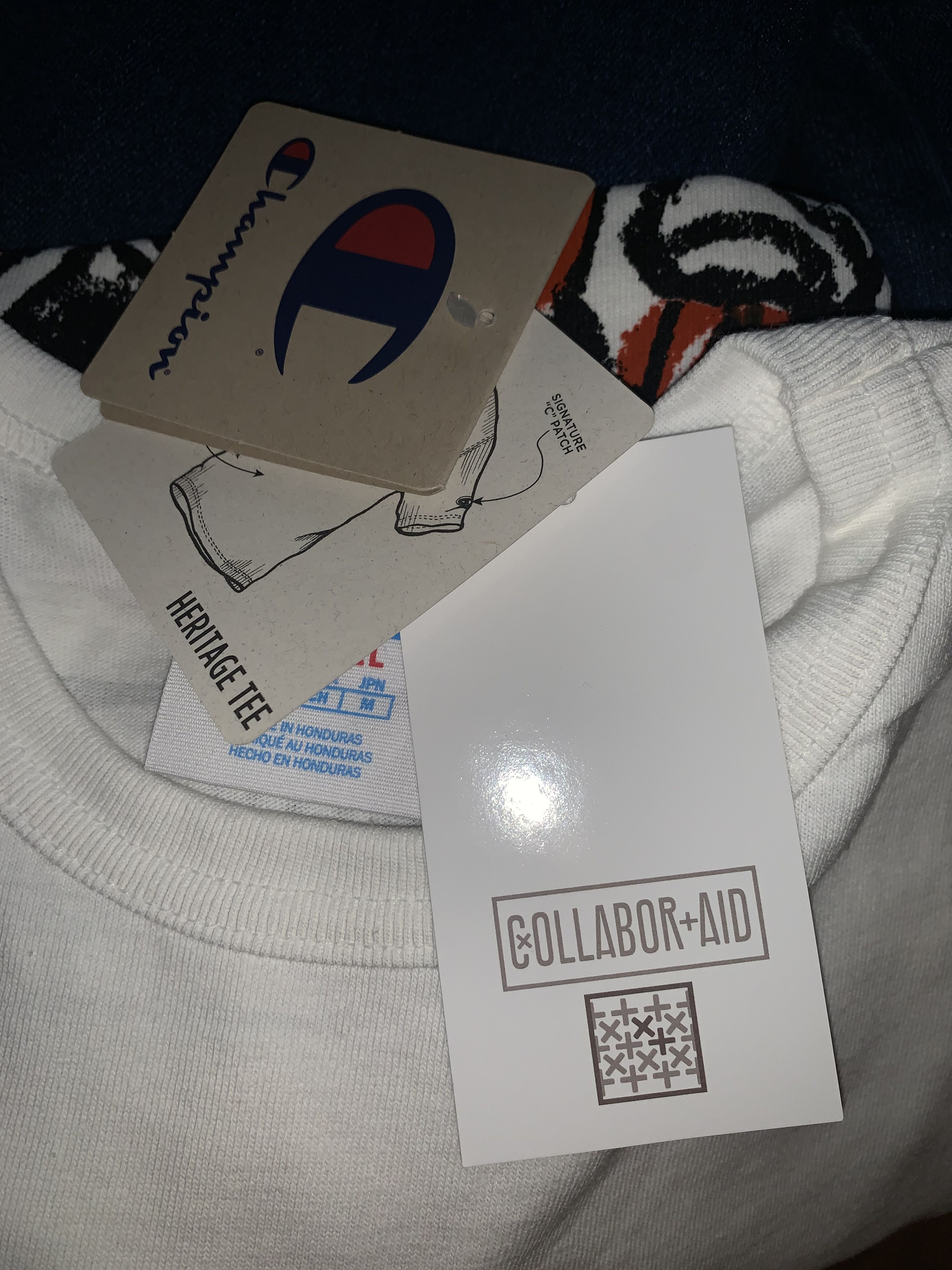 Champion × Designer × Just Don *RARE* New Just Don x Champion CollaborAid T-Shirt - S Size US S / EU 44-46 / 1 - 9 Thumbnail