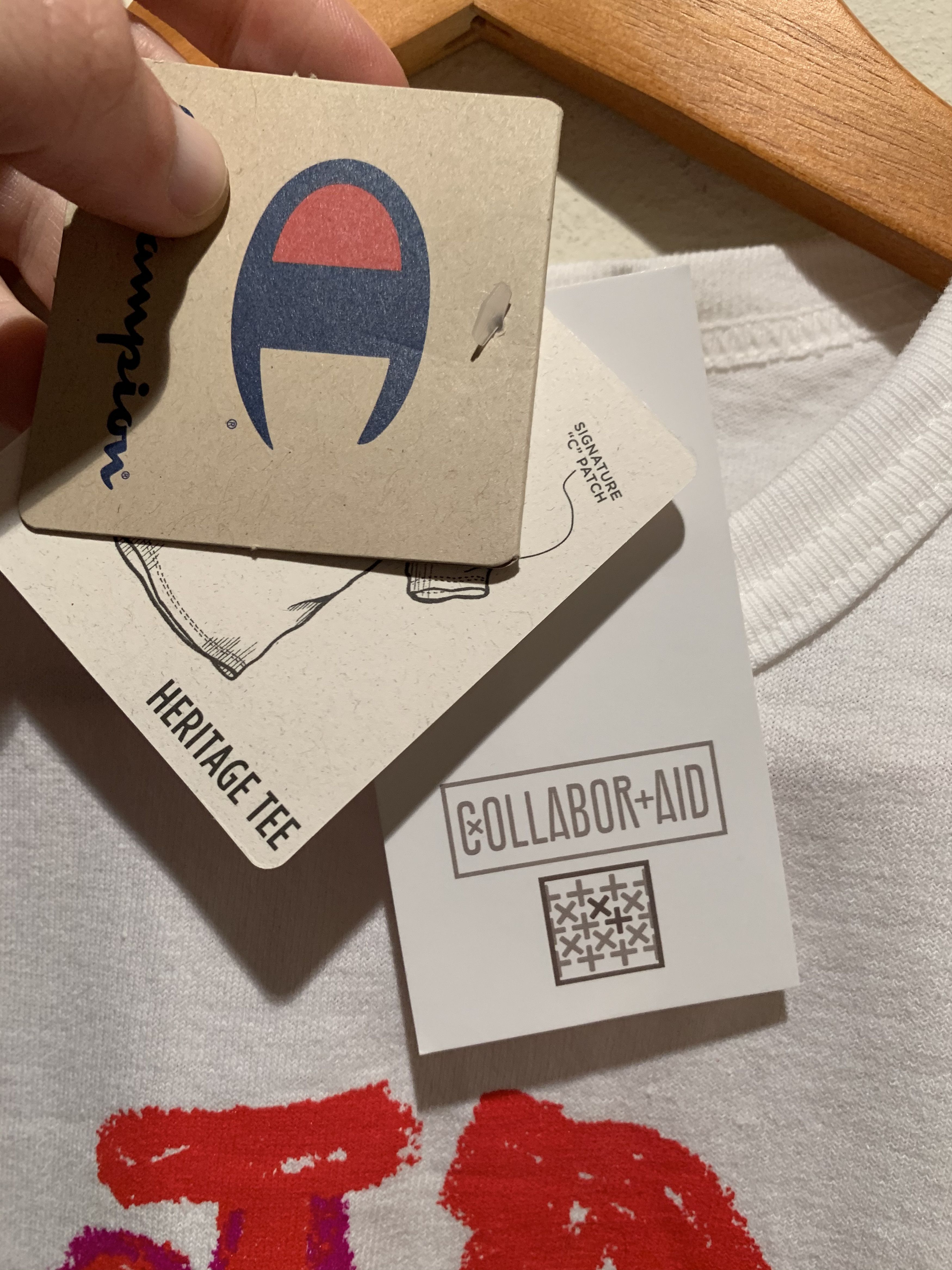 Champion × Designer × Just Don *RARE* New Just Don x Champion CollaborAid T-Shirt - S Size US S / EU 44-46 / 1 - 7 Thumbnail