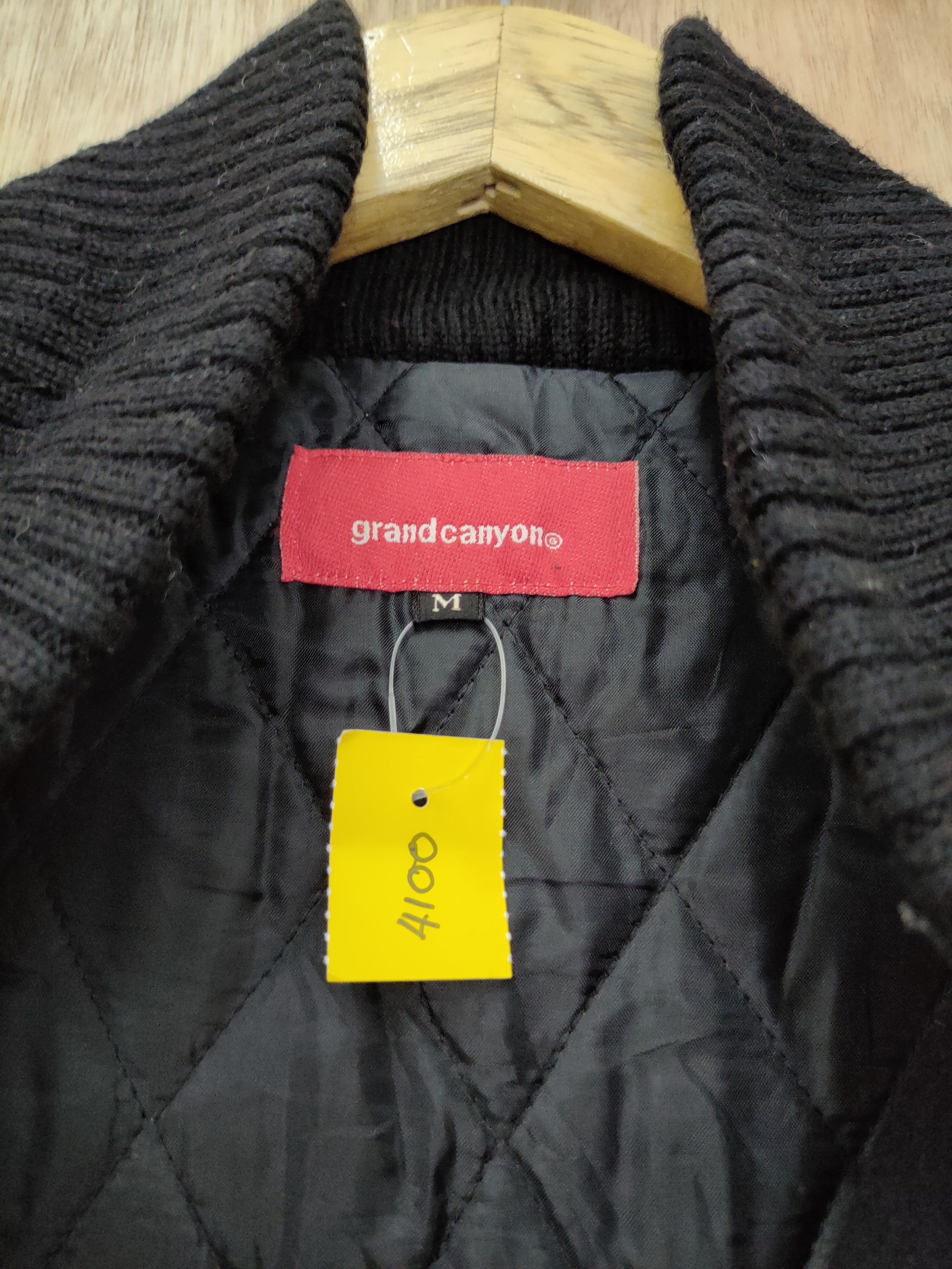 Japanese Brand Grand Canyon black wool varsity jacket vintage #4099 Size US M / EU 48-50 / 2 - 10 Thumbnail