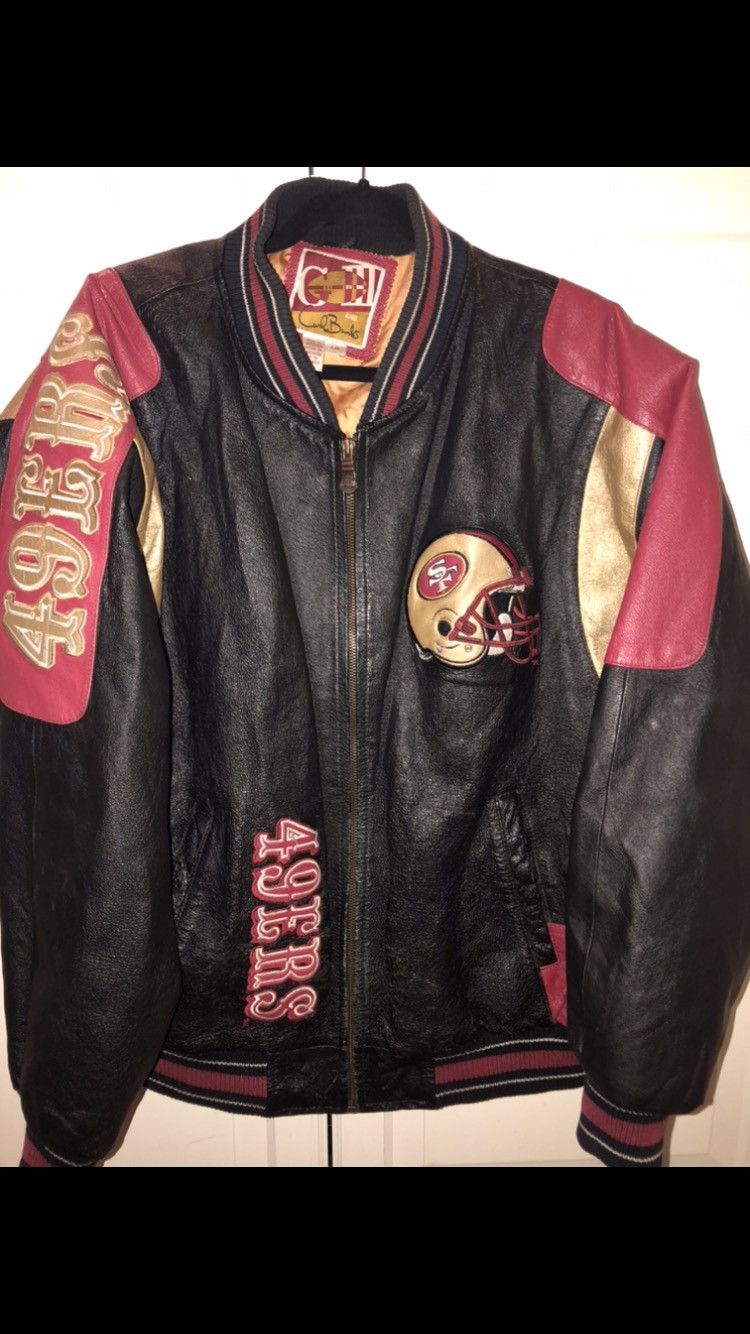 San Francisco 49ers G-iii Carl Banks Leather Jacket