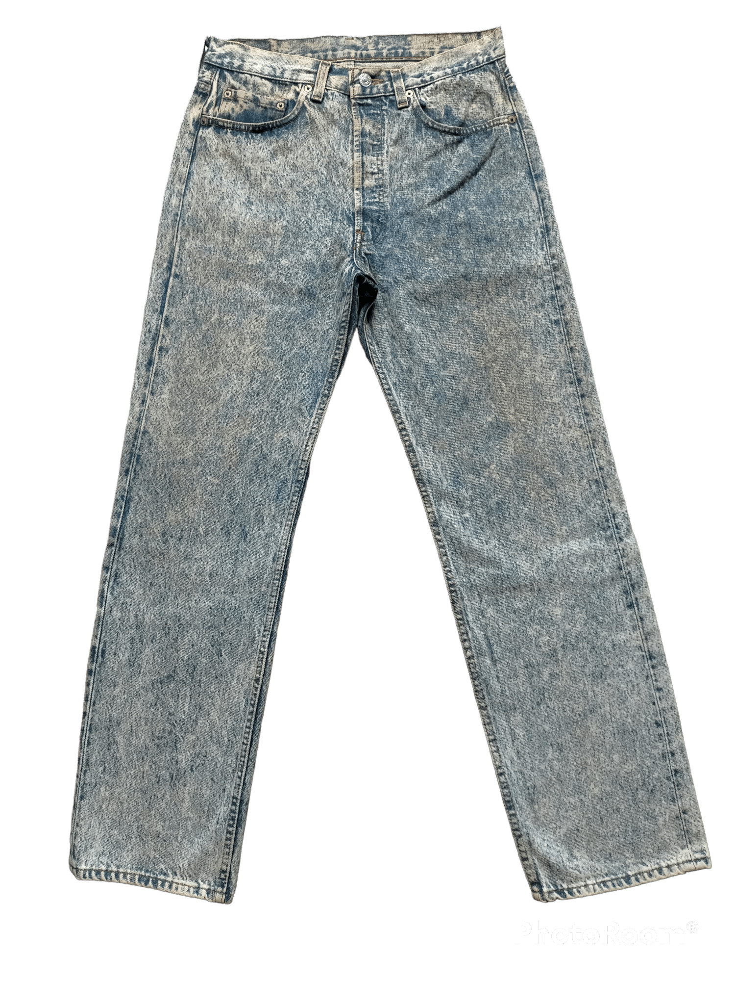 Levi's Vintage Clothing Vintage 80s Levis 501 Acid wash Jeans Size US 31 - 2 Thumbnail
