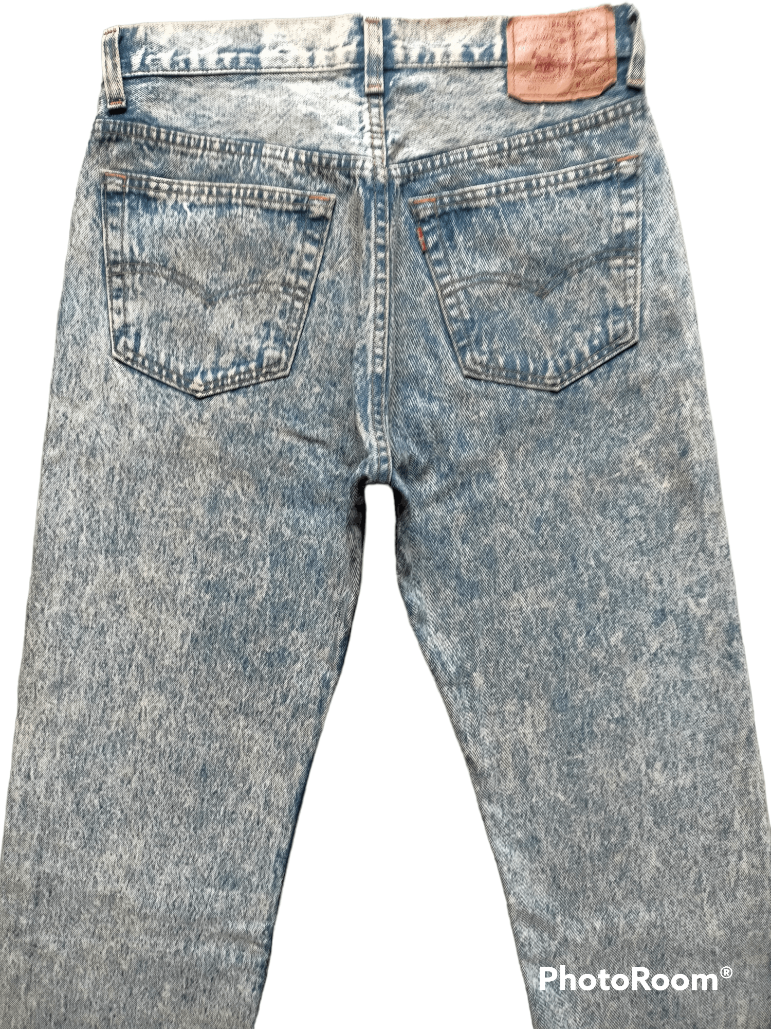 Levi's Vintage Clothing Vintage 80s Levis 501 Acid wash Jeans Size US 31 - 4 Thumbnail