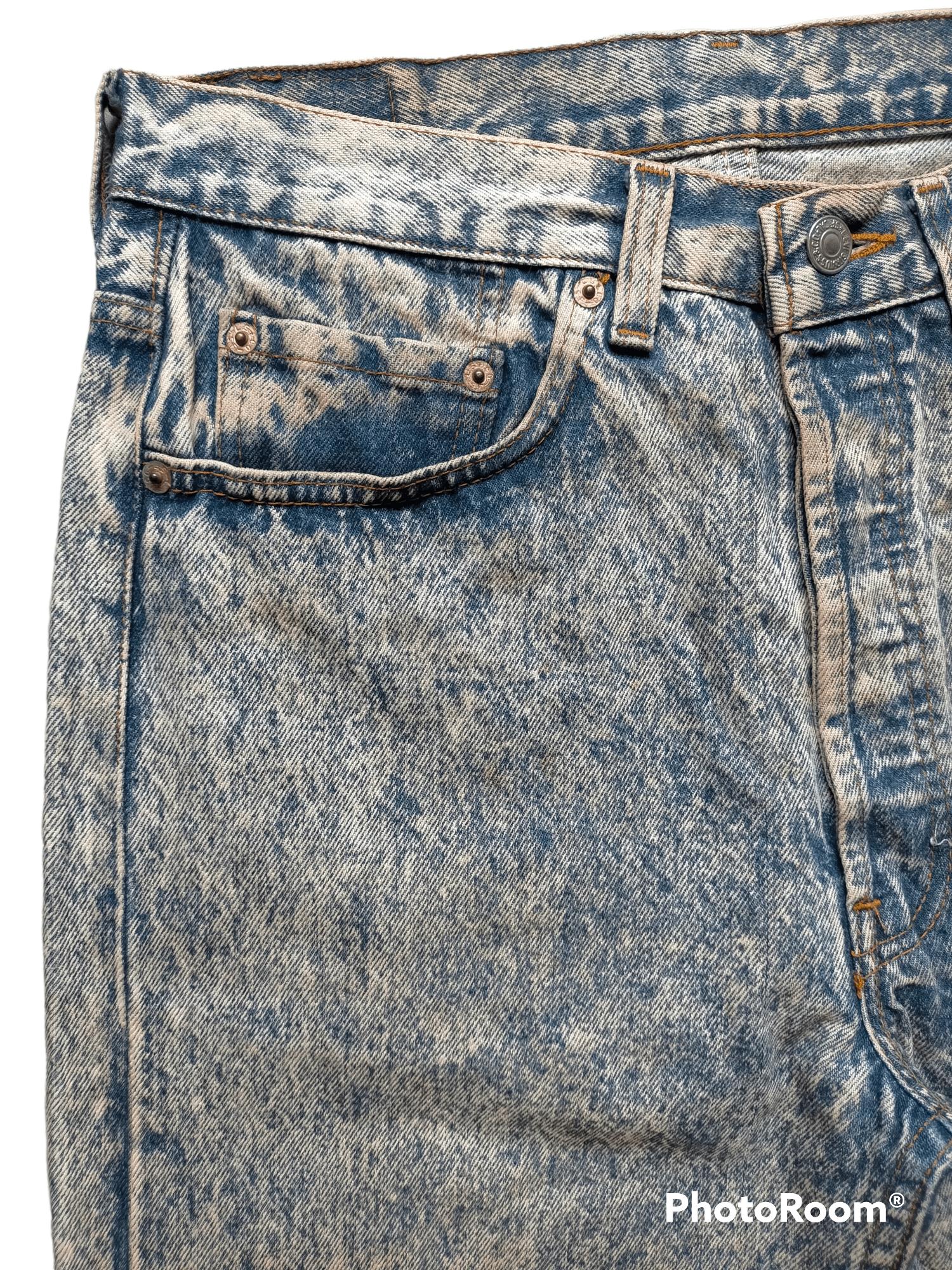Levi's Vintage Clothing Vintage 80s Levis 501 Acid wash Jeans Size US 31 - 5 Thumbnail
