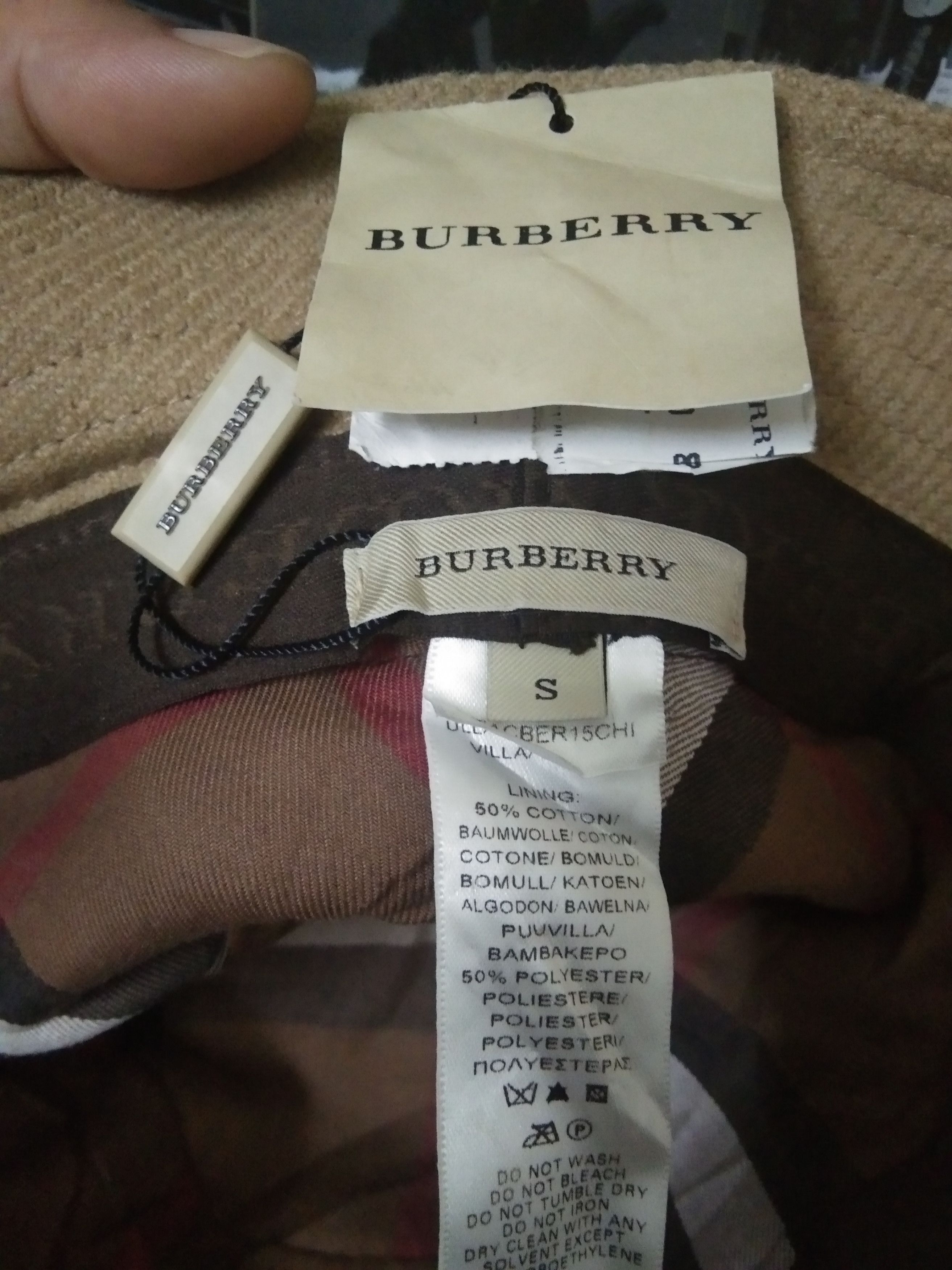 Burberry BURBERRY WOOL HAT Size ONE SIZE - 3 Thumbnail