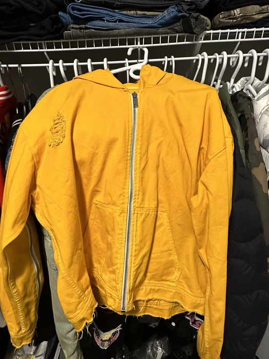 Supreme 424 yellow denim jacket | Grailed