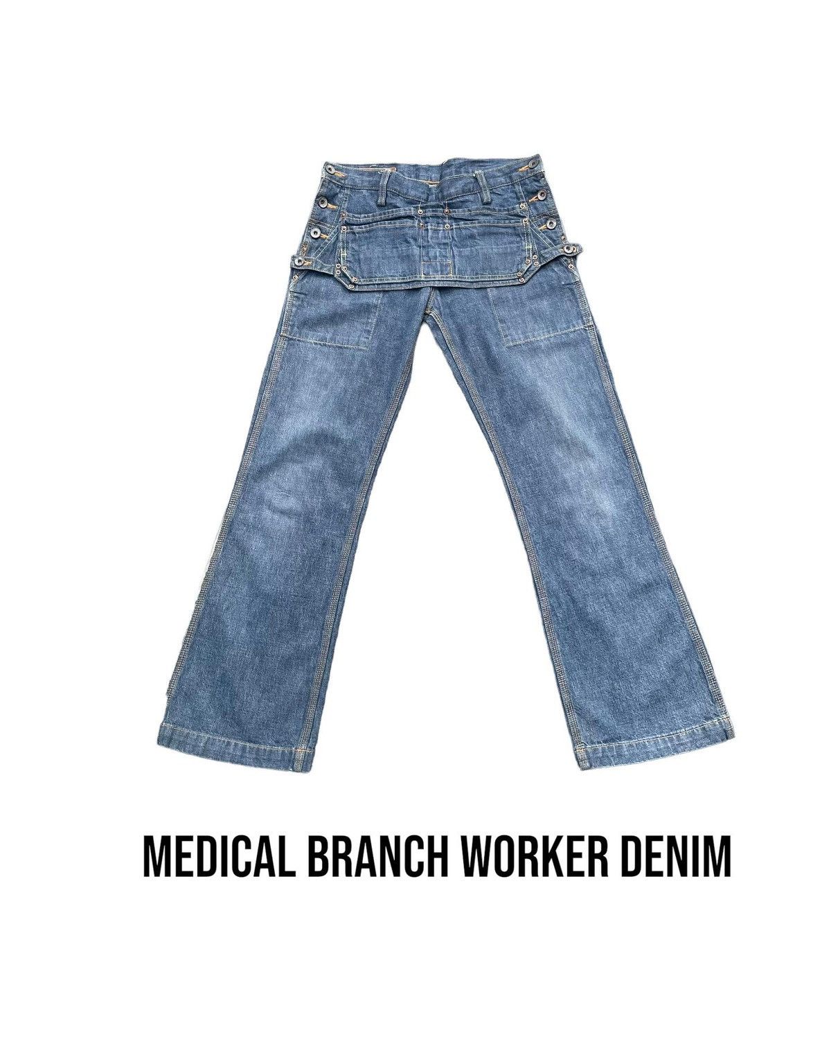 Japanese Brand Medical Branch Workers Denim Size US 29 - 1 Thumbnail