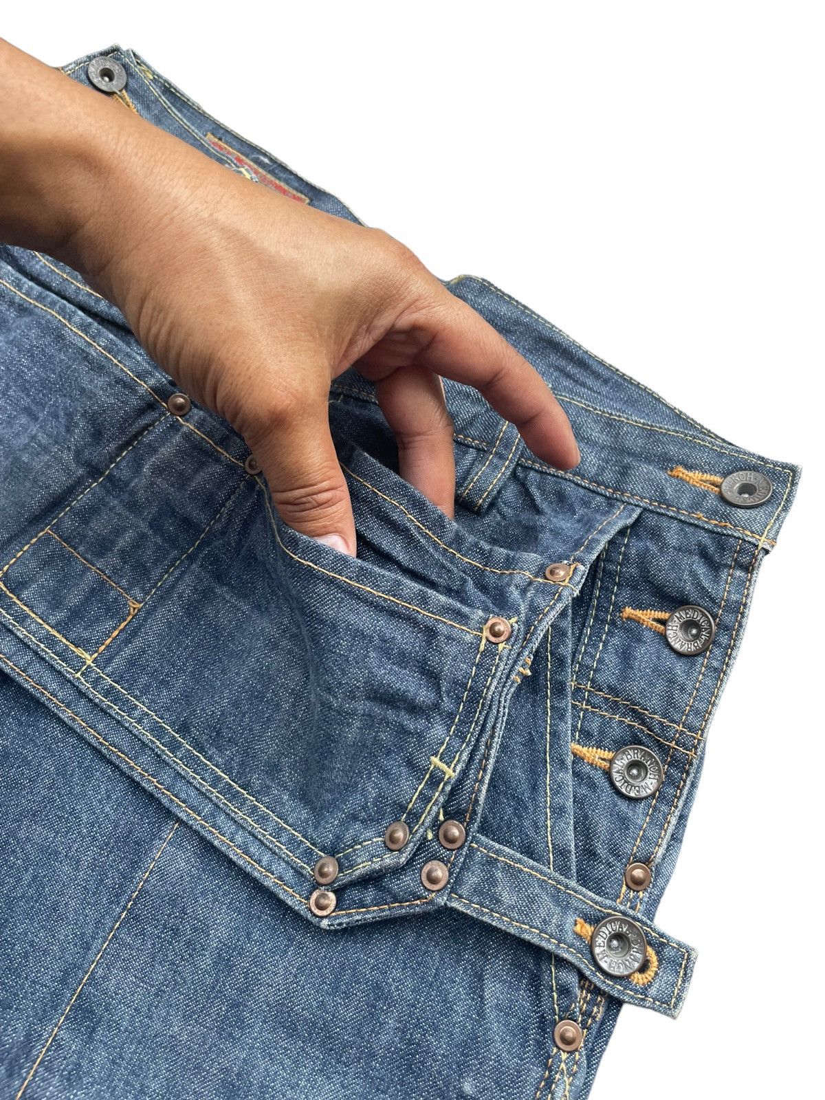Japanese Brand Medical Branch Workers Denim Size US 29 - 4 Thumbnail