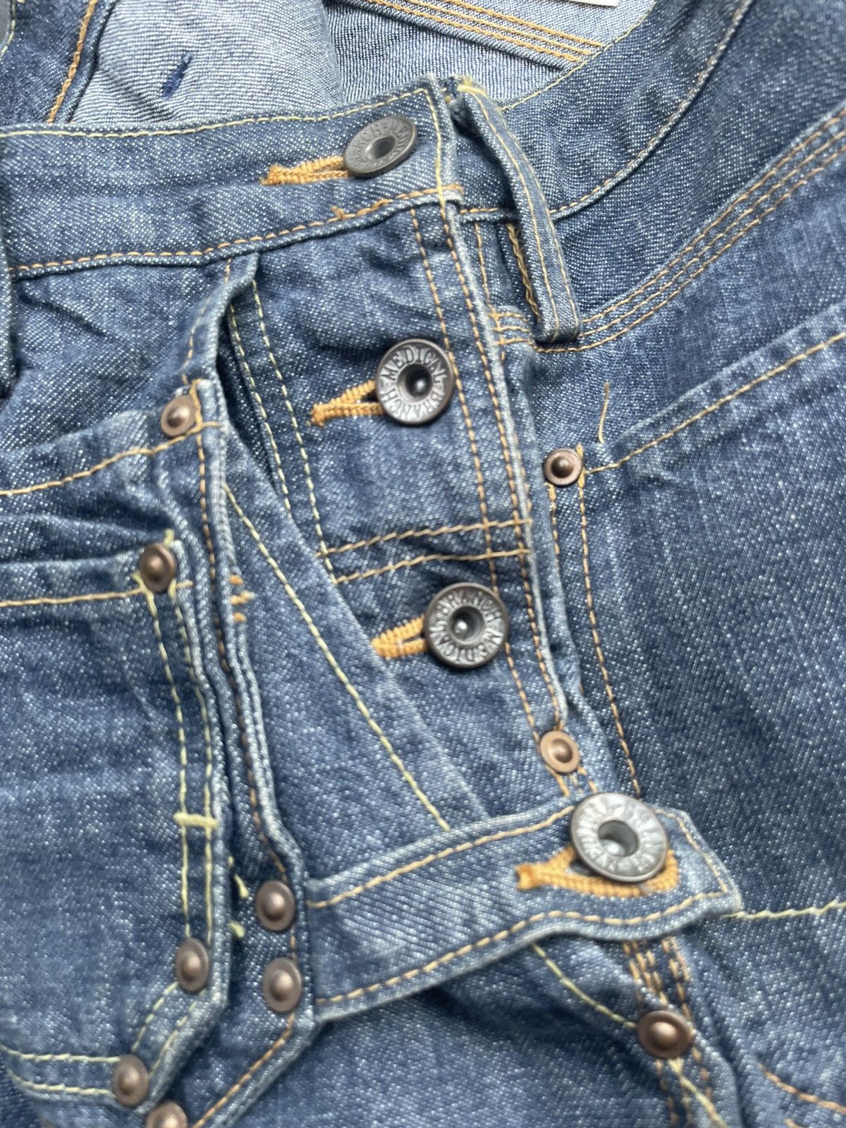 Japanese Brand Medical Branch Workers Denim Size US 29 - 14 Thumbnail
