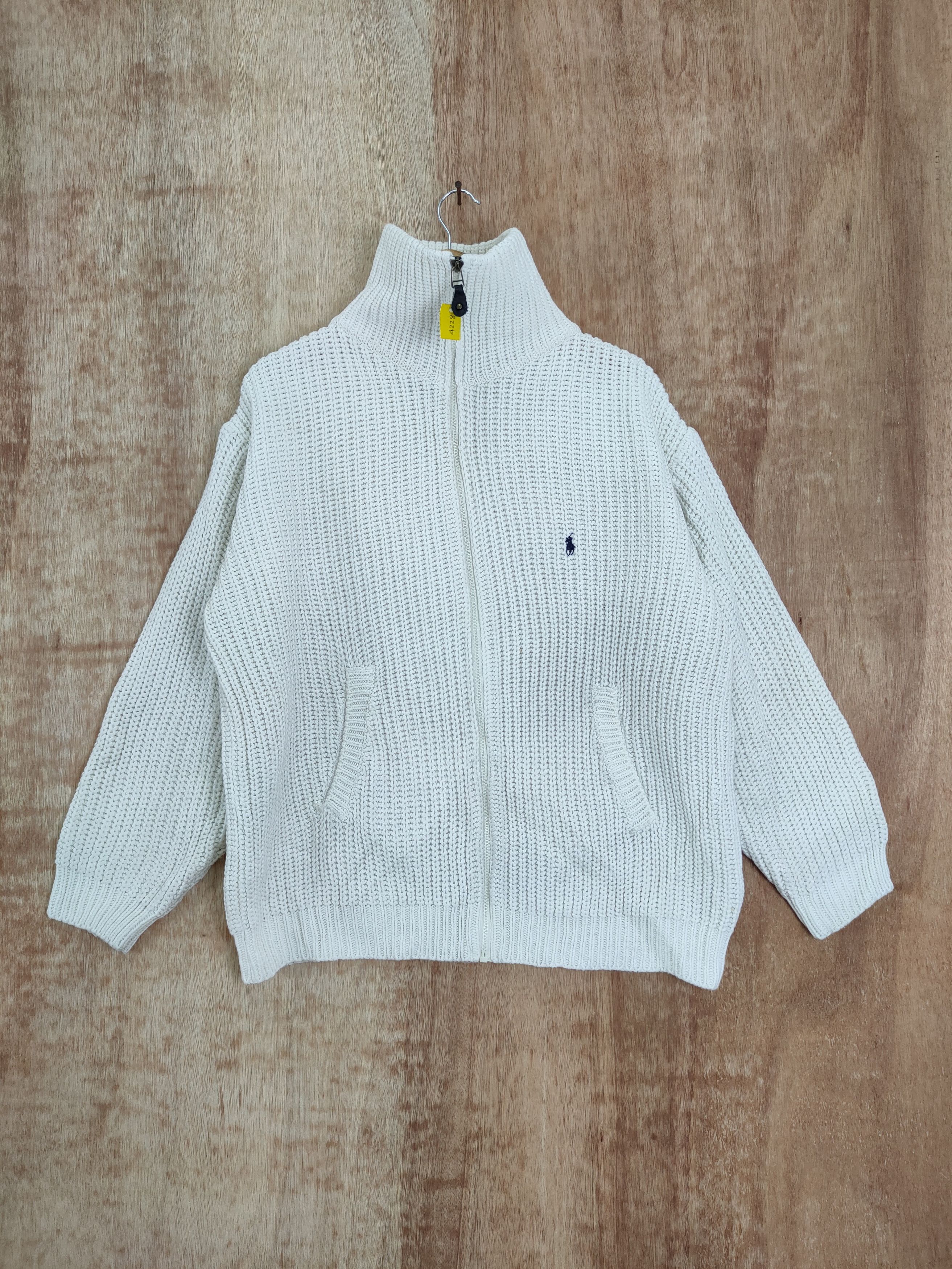 Polo Ralph Lauren Polo Ralph Lauren aran isle knitwear zipper sweater #4228DLL Size US L / EU 52-54 / 3 - 1 Thumbnail