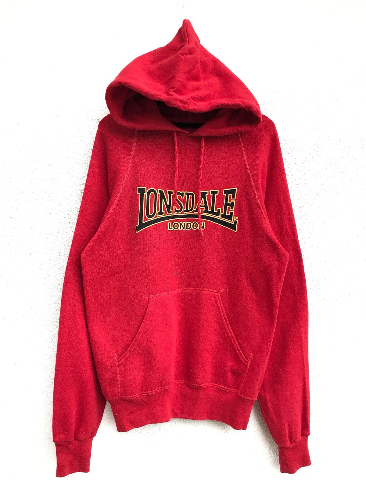 Vintage Lonsdale London Spellout Big Logo Hoodie Sweatshirt
