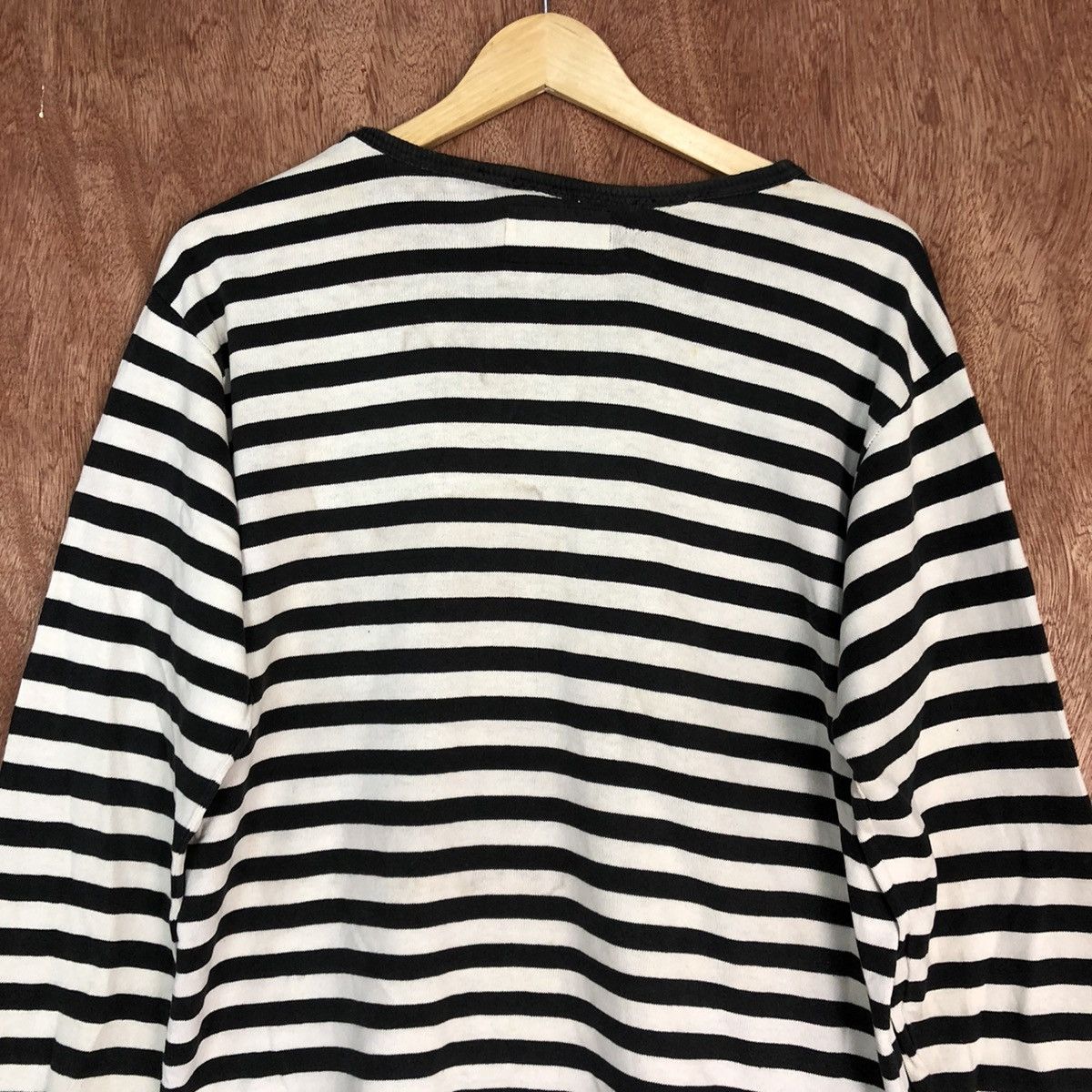 Neighborhood DL Neighborhood Striped Border Long Sleeve Tee #1681 Size US M / EU 48-50 / 2 - 7 Thumbnail