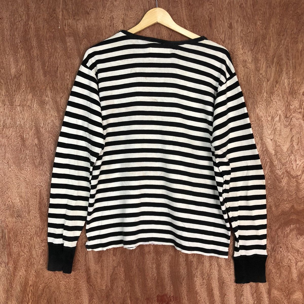 Neighborhood DL Neighborhood Striped Border Long Sleeve Tee #1681 Size US M / EU 48-50 / 2 - 6 Thumbnail