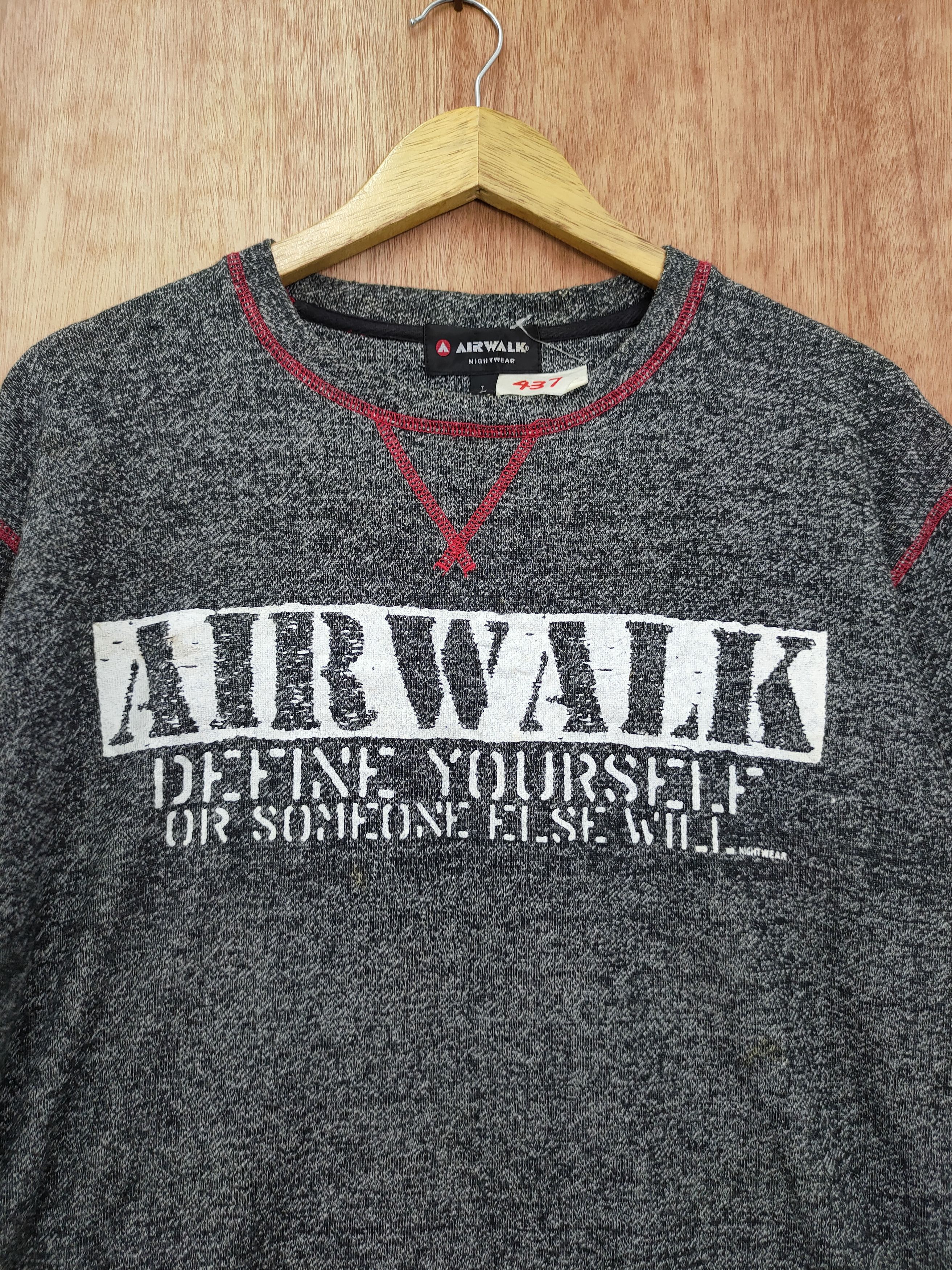 Vintage × Welcome Skateboards DL Airwalk vintage sweatshirt skaters #437 Size US L / EU 52-54 / 3 - 4 Thumbnail