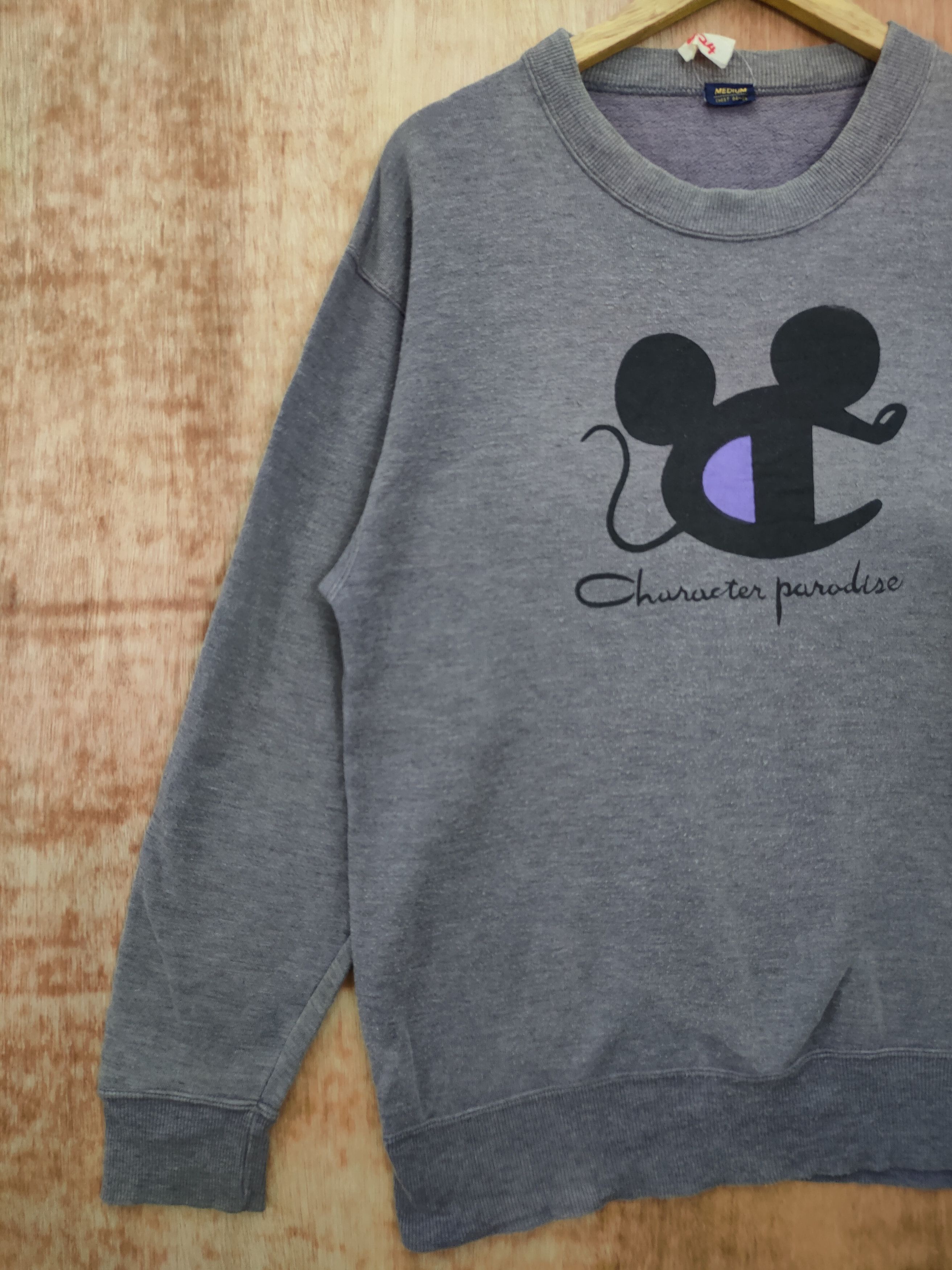 Faded Glory × Japanese Brand DL Parody champion & mickey mouse disney sweatshirt #424 Size US M / EU 48-50 / 2 - 2 Thumbnail