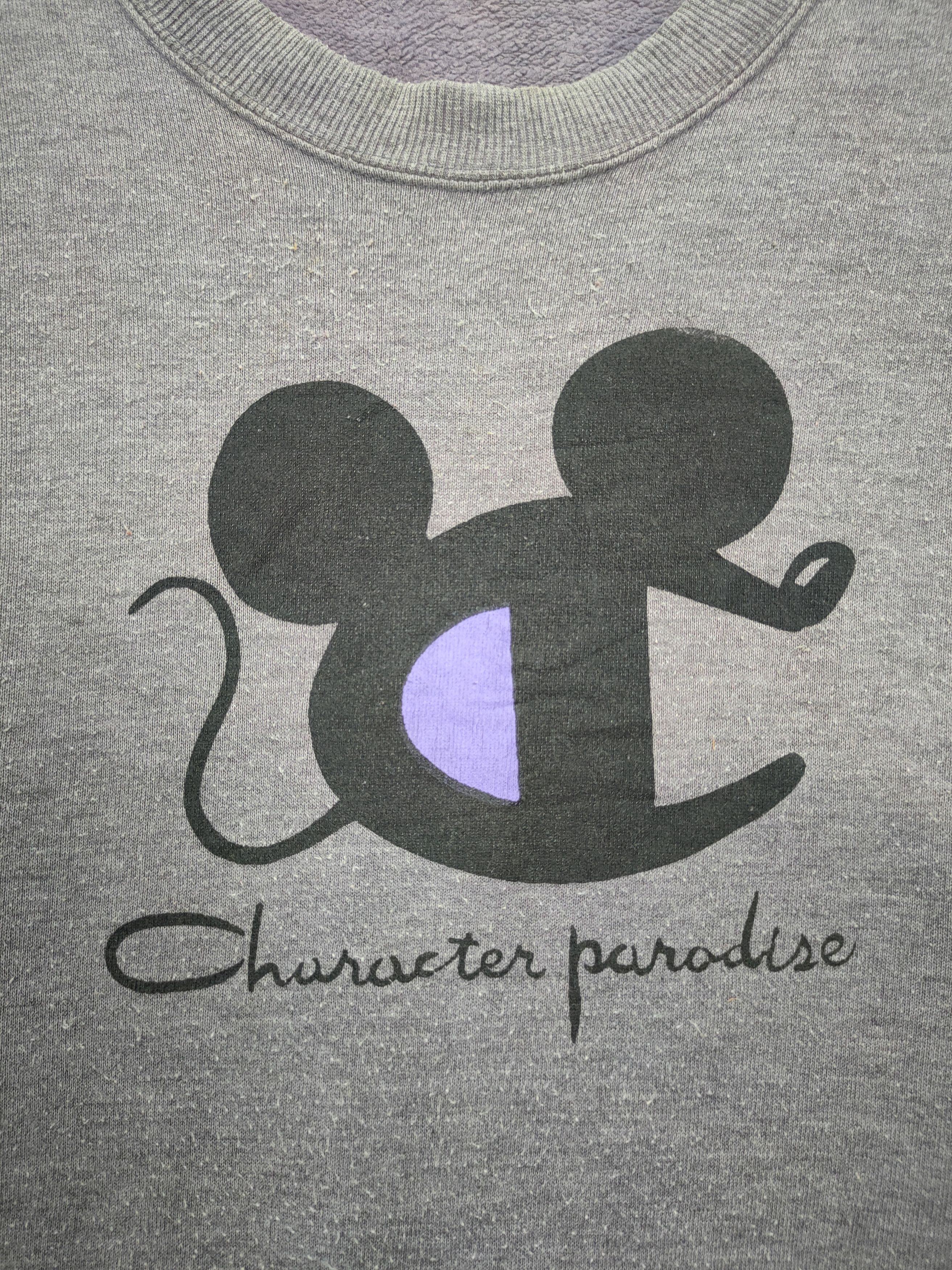 Faded Glory × Japanese Brand DL Parody champion & mickey mouse disney sweatshirt #424 Size US M / EU 48-50 / 2 - 4 Thumbnail