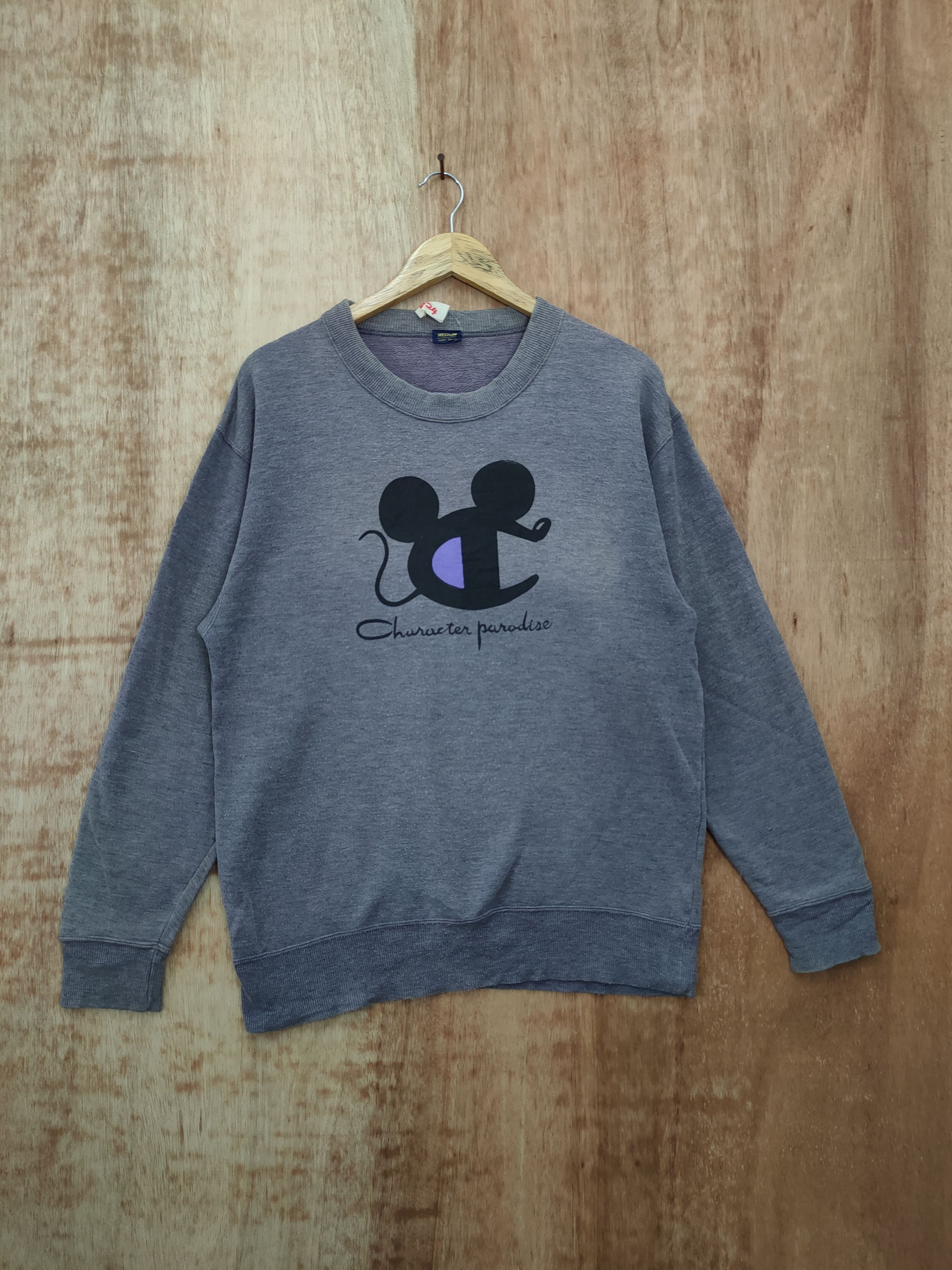 Faded Glory × Japanese Brand DL Parody champion & mickey mouse disney sweatshirt #424 Size US M / EU 48-50 / 2 - 1 Thumbnail