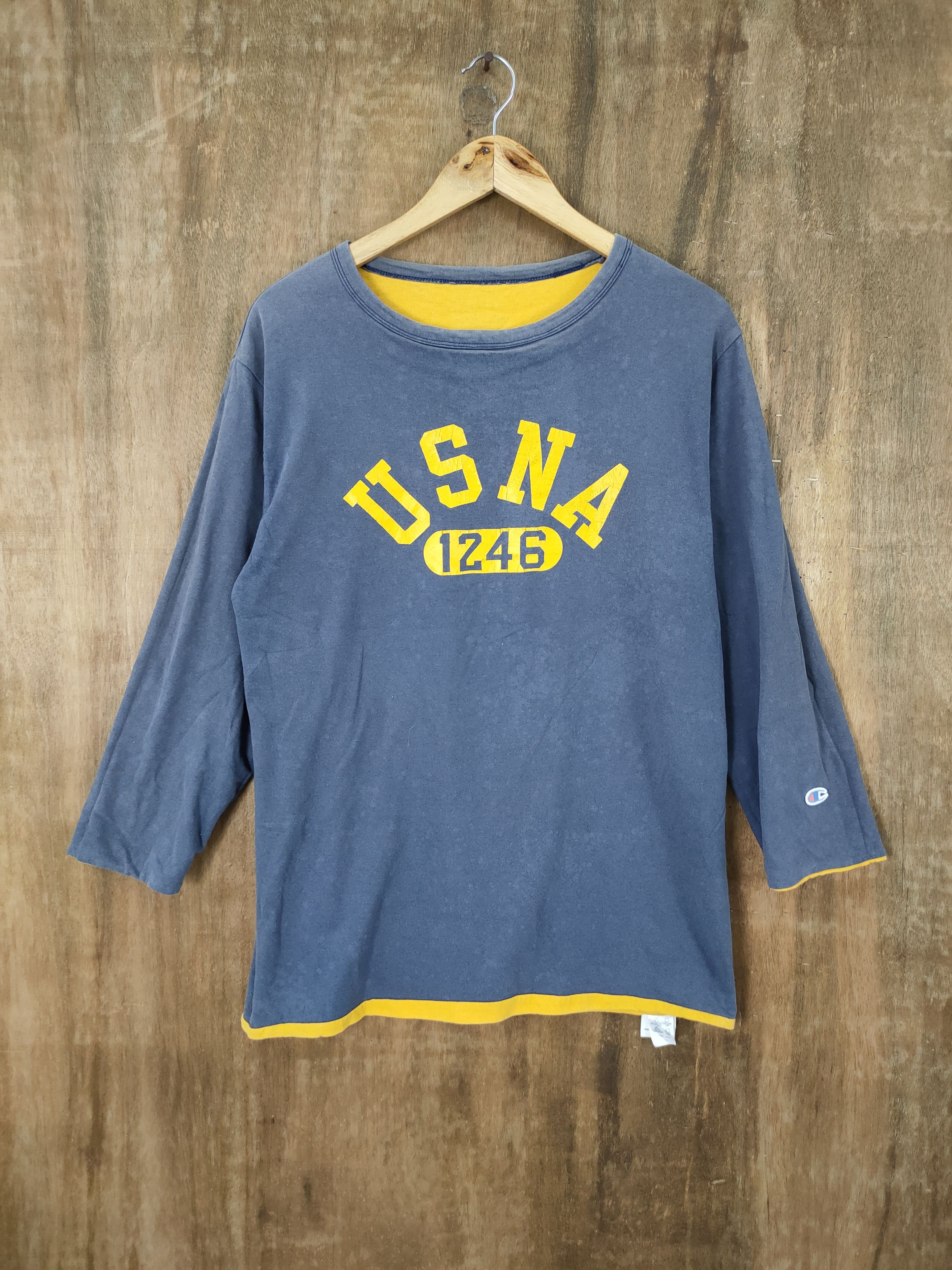 Champion DLL Champion USNA Vintage reversible sweatshirt #781 Size US XL / EU 56 / 4 - 10 Thumbnail