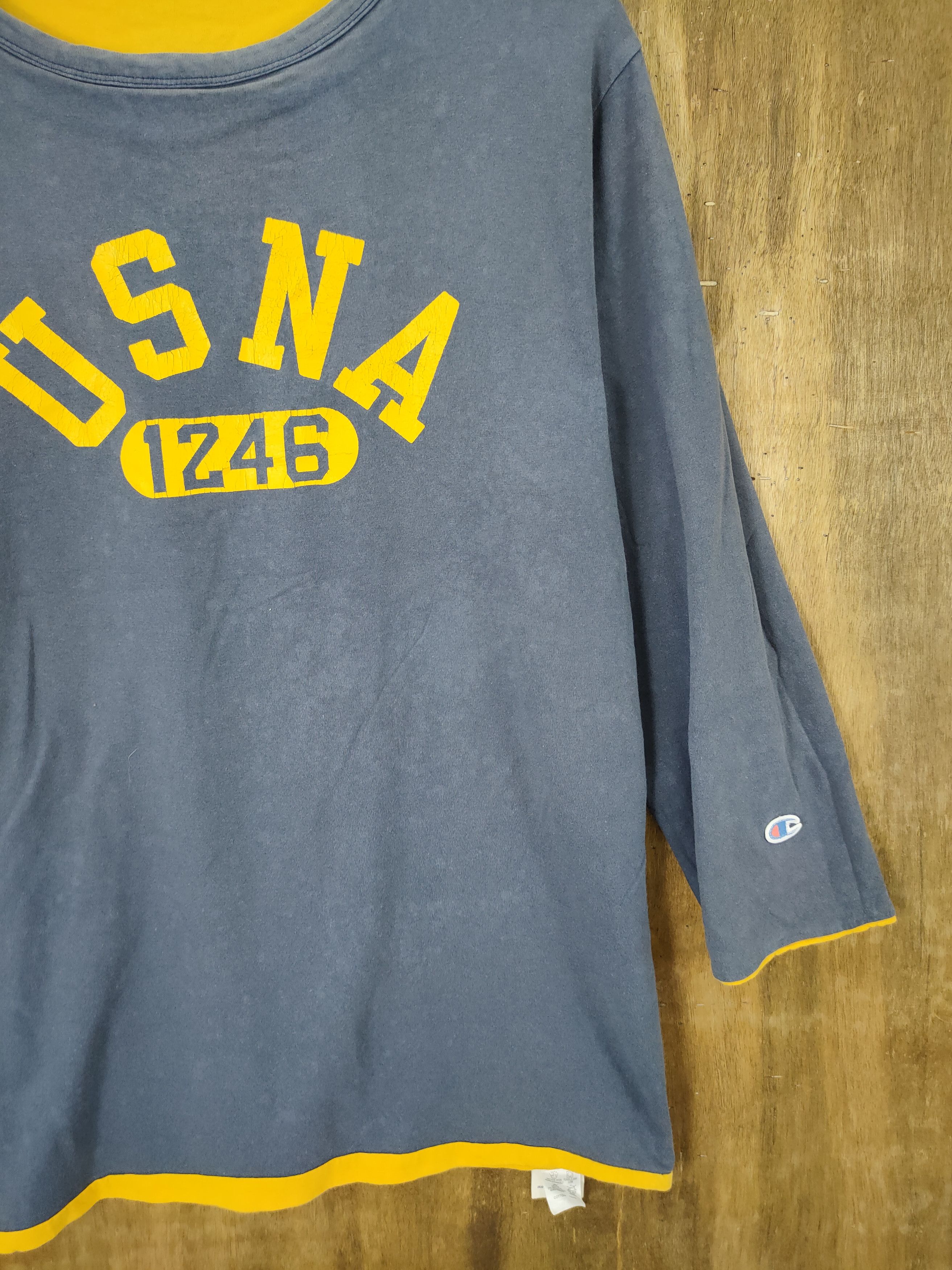 Champion DLL Champion USNA Vintage reversible sweatshirt #781 Size US XL / EU 56 / 4 - 12 Thumbnail