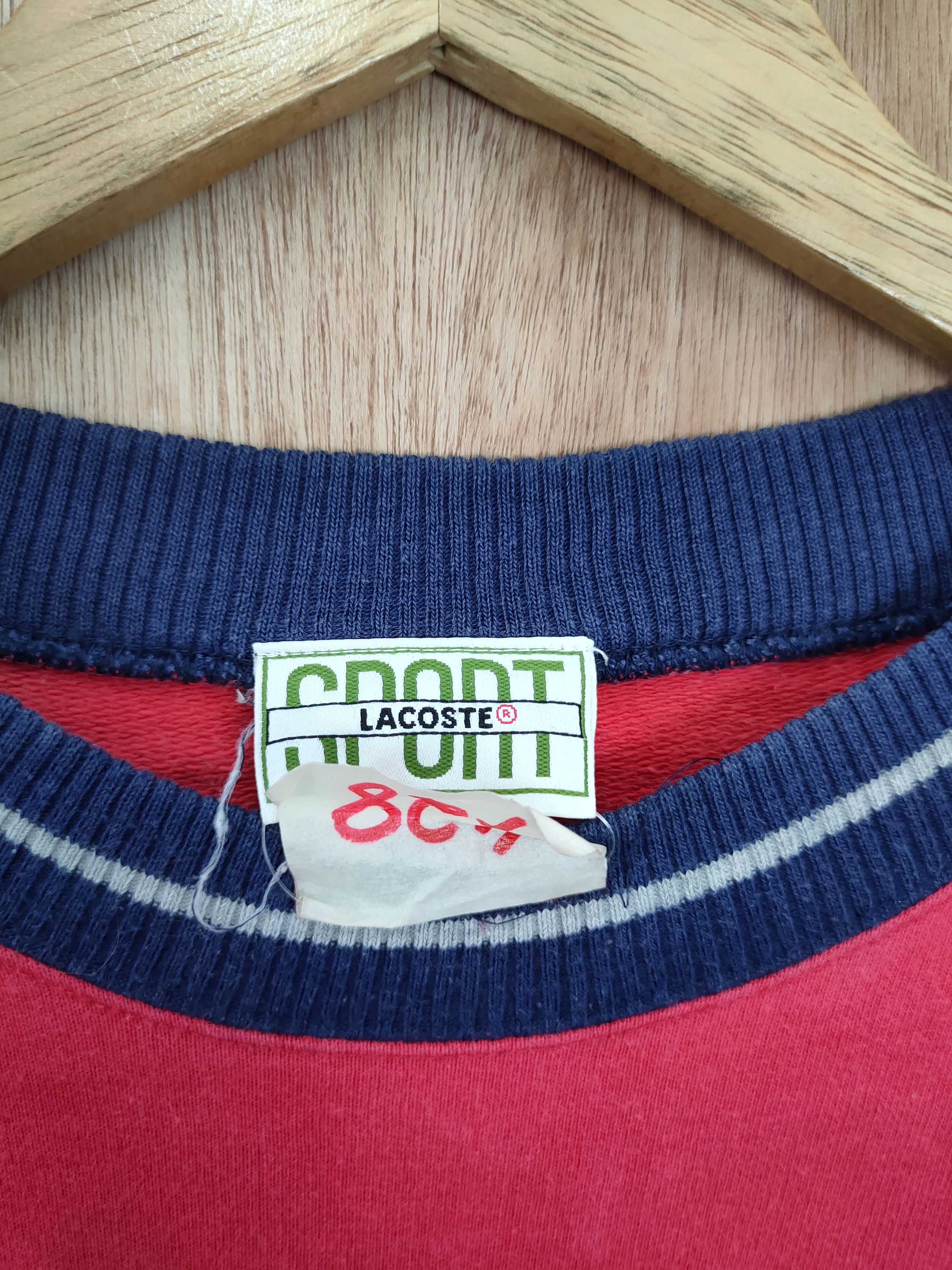 Lacoste × Vintage DL Lacoste vintage red sweatshirt #428 Size US S / EU 44-46 / 1 - 6 Thumbnail