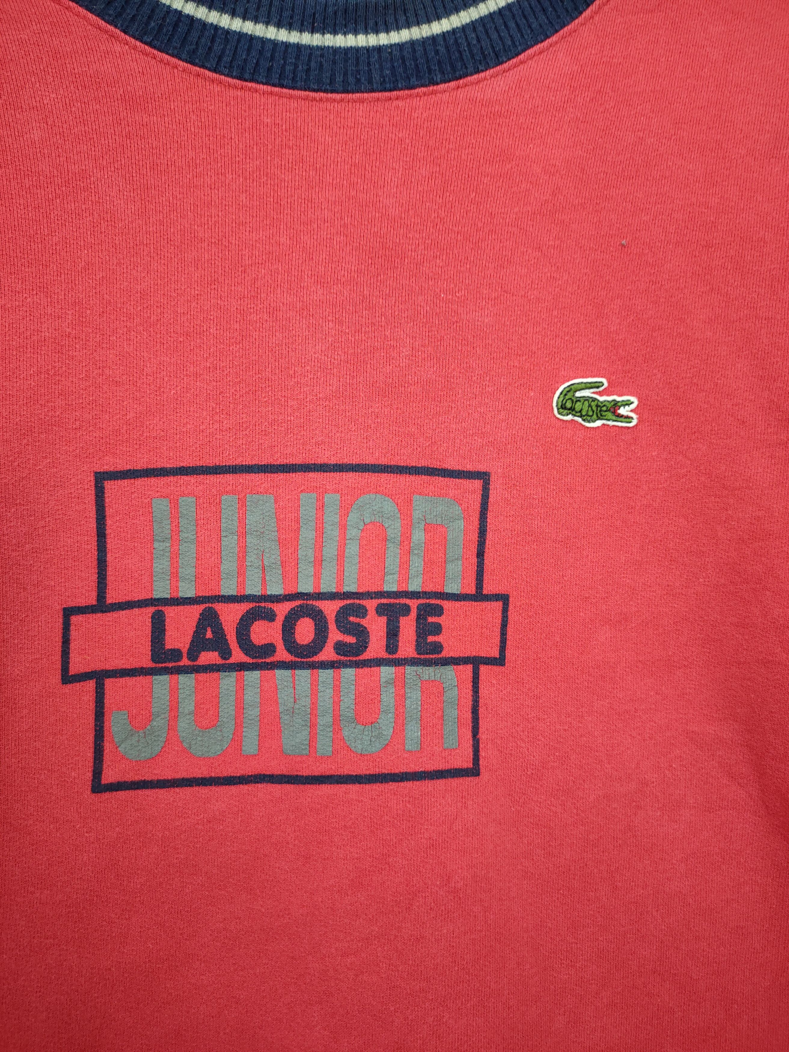 Lacoste × Vintage DL Lacoste vintage red sweatshirt #428 Size US S / EU 44-46 / 1 - 4 Thumbnail
