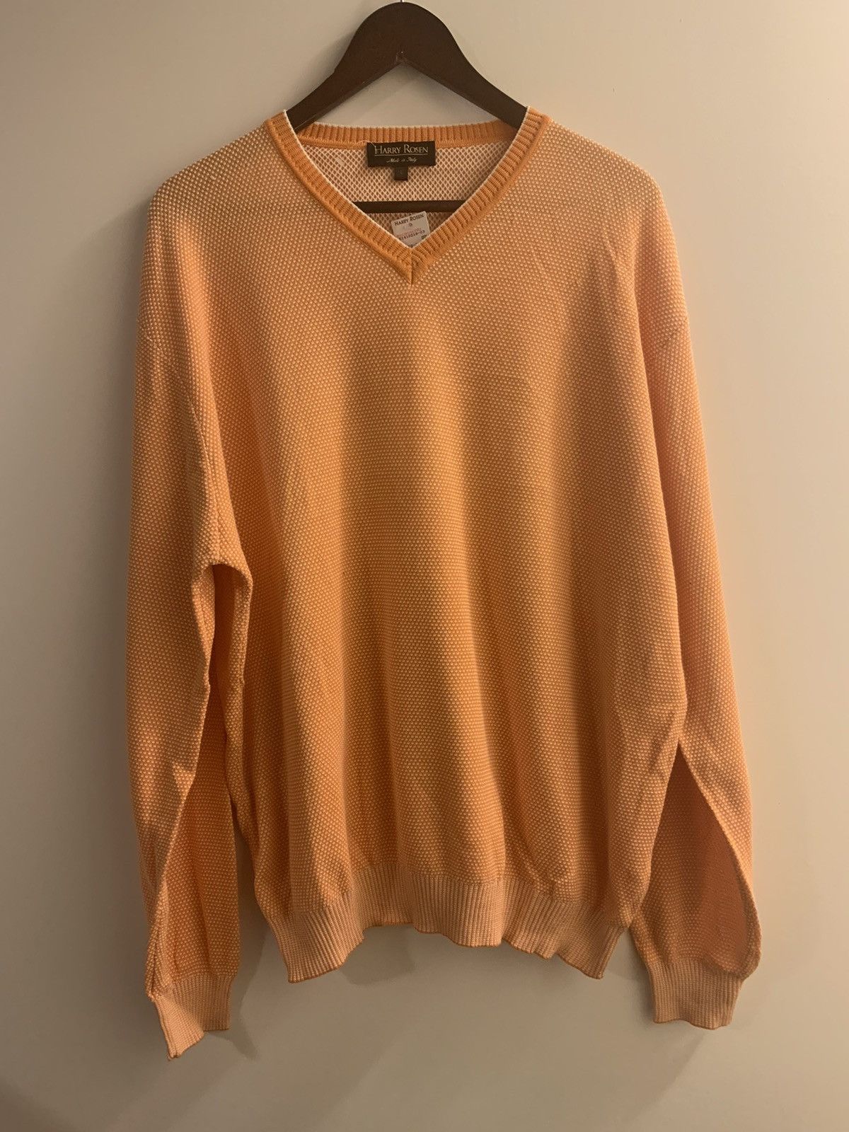 Coloured Cable Knit Sweater × Harry Rosen × Vintage Vintage Harry Rosen