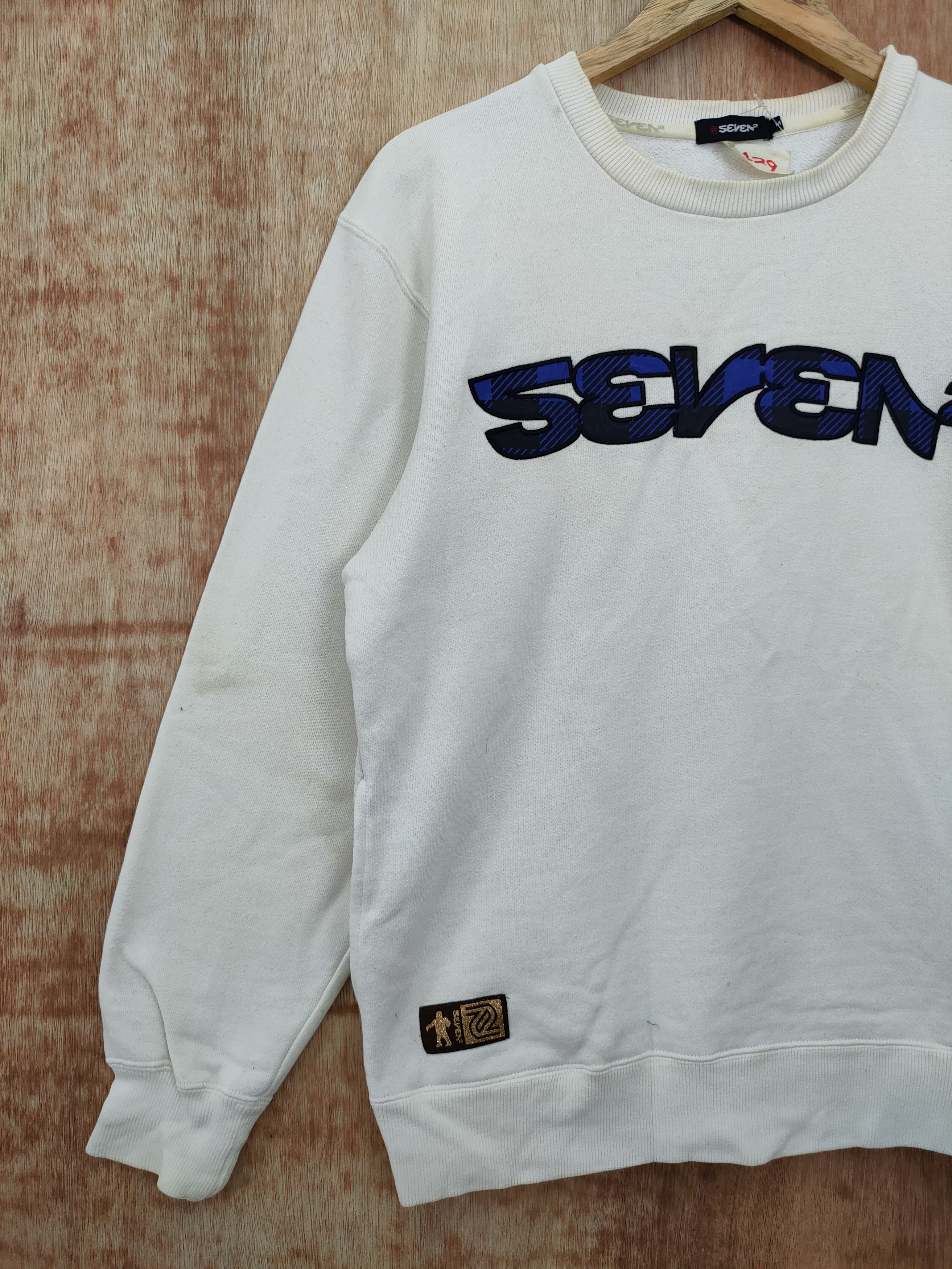 Other DL seven white sweatshirts #429 Size US M / EU 48-50 / 2 - 2 Thumbnail