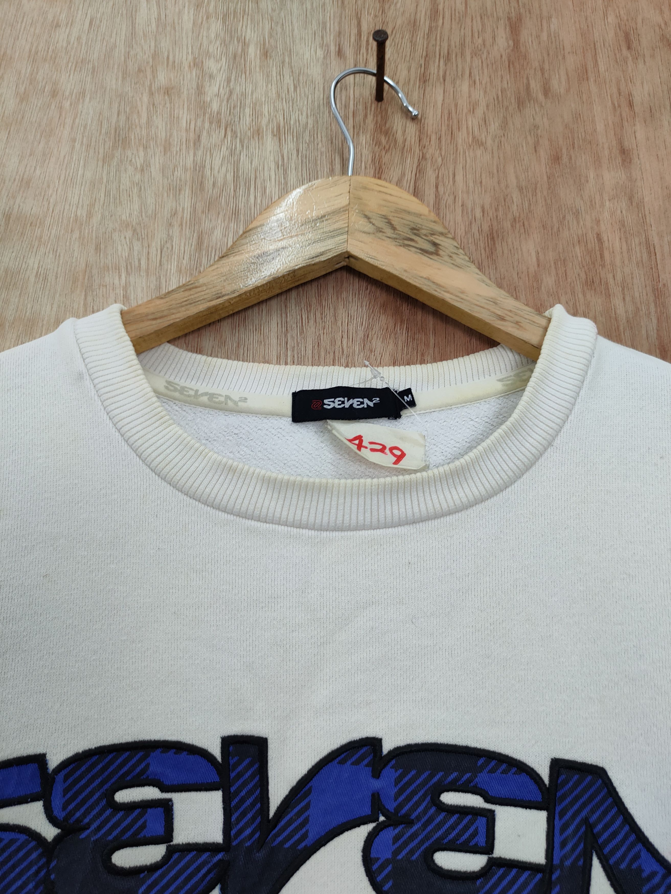Other DL seven white sweatshirts #429 Size US M / EU 48-50 / 2 - 8 Thumbnail