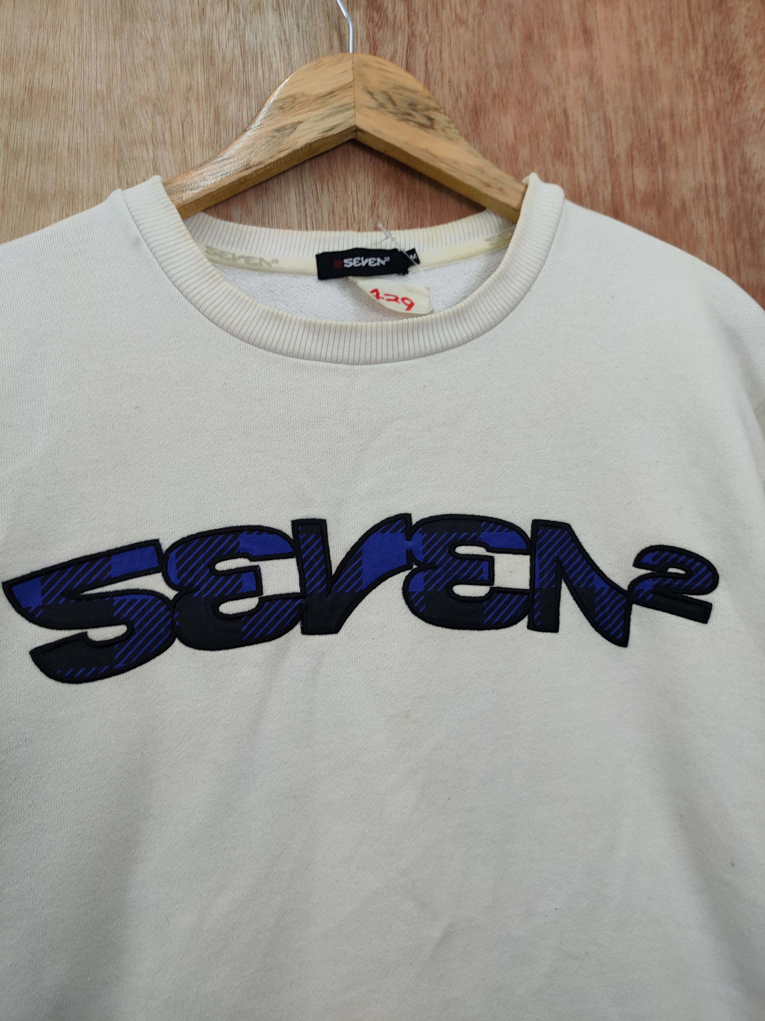 Other DL seven white sweatshirts #429 Size US M / EU 48-50 / 2 - 6 Thumbnail