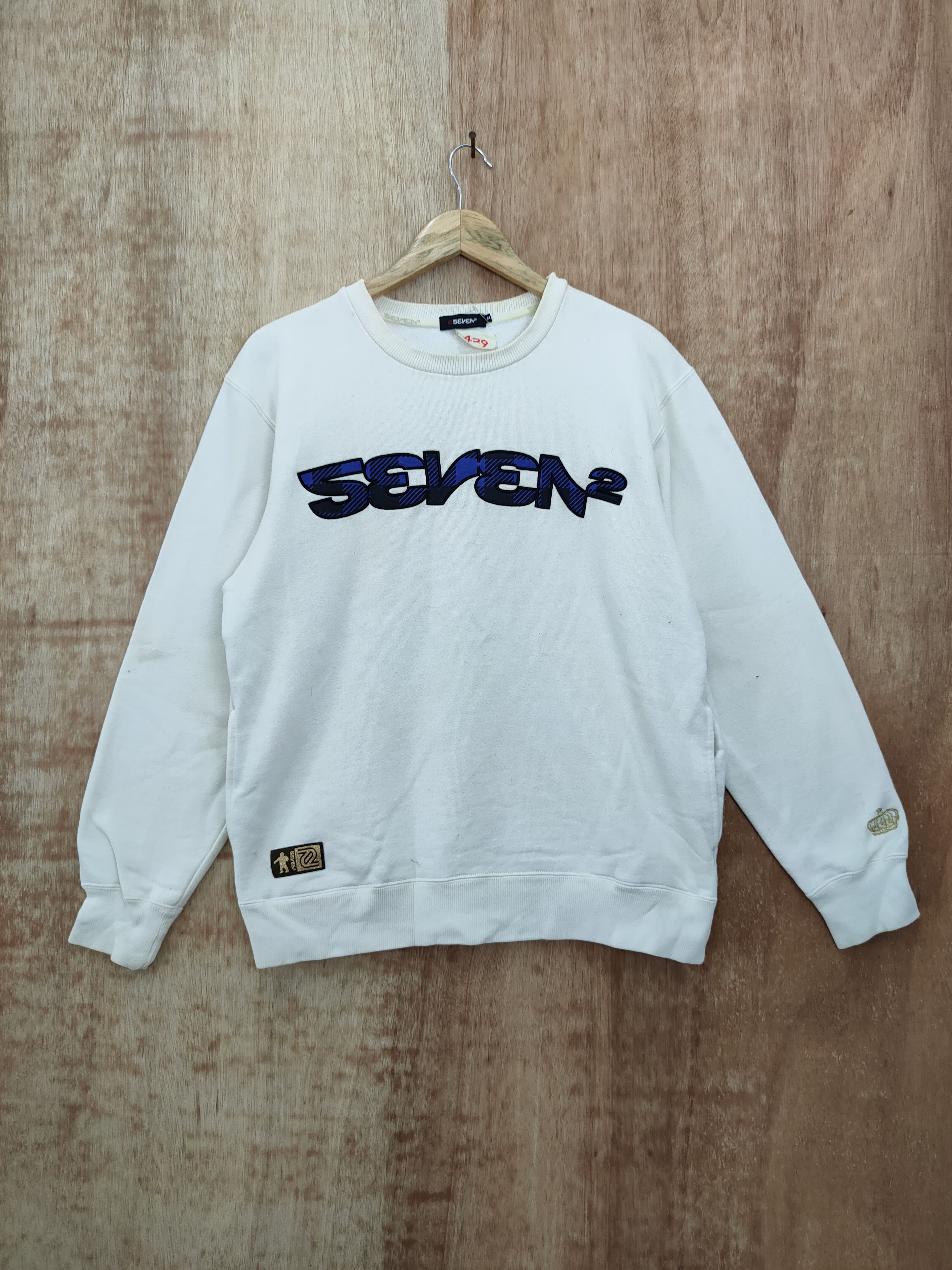 Other DL seven white sweatshirts #429 Size US M / EU 48-50 / 2 - 1 Thumbnail