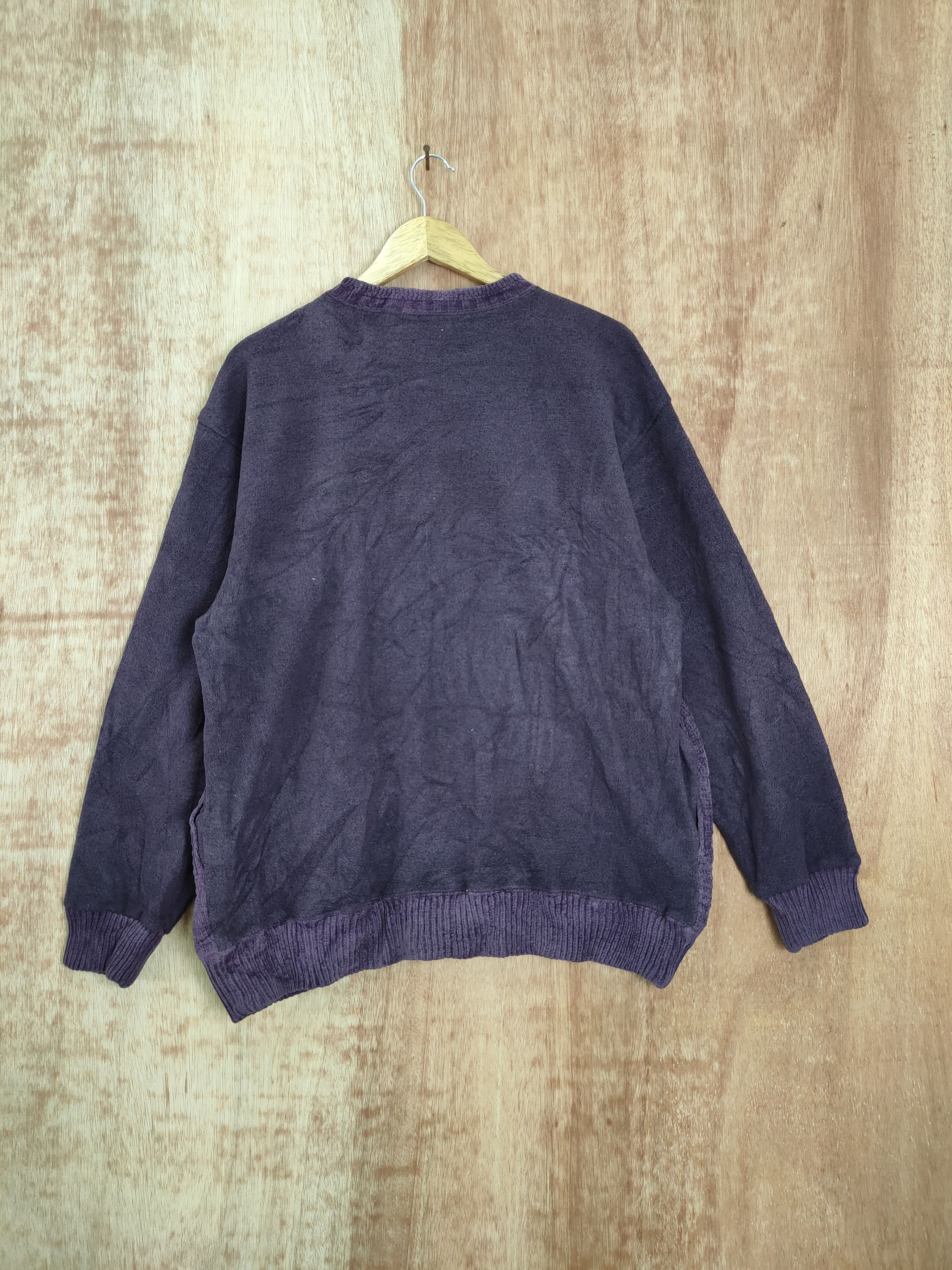 Japanese Brand × Vintage DL Shot Arrow art purple sweatshirt knitwear vintage #373 Size US L / EU 52-54 / 3 - 7 Thumbnail