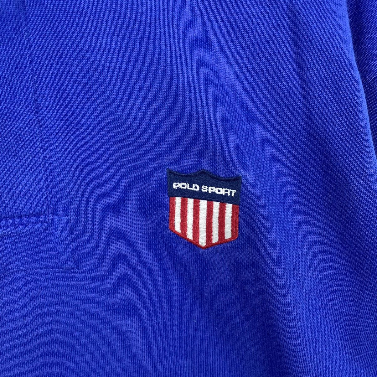 Polo Ralph Lauren Vintage POLO SPORT RL Usa K-Swiss Design Short Sleeve Shirt Size US L / EU 52-54 / 3 - 5 Thumbnail
