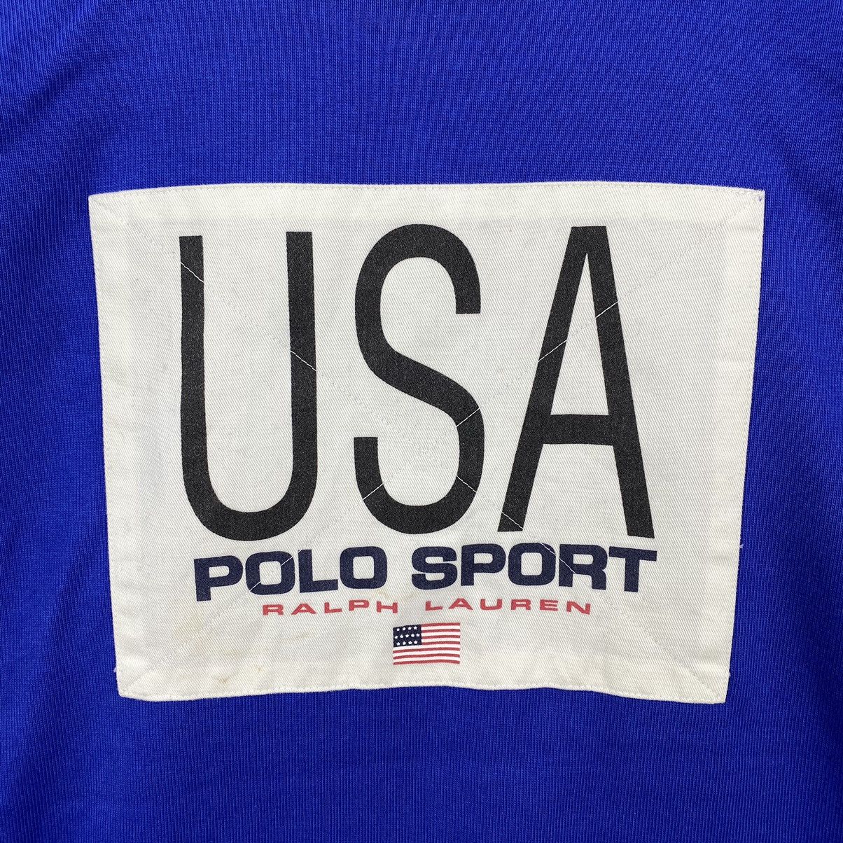Polo Ralph Lauren Vintage POLO SPORT RL Usa K-Swiss Design Short Sleeve Shirt Size US L / EU 52-54 / 3 - 2 Thumbnail