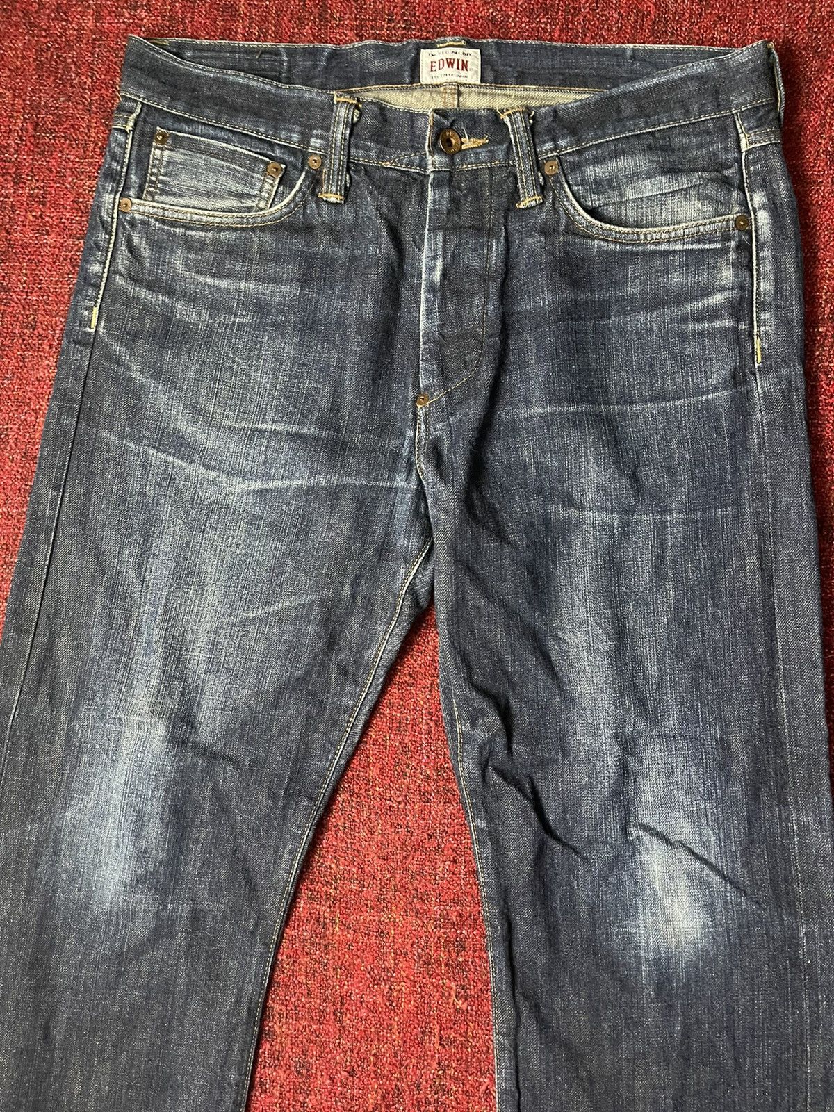 Edwin × Japanese Brand Edwin rainbow selvedge denim pants Size US 32 / EU 48 - 3 Thumbnail