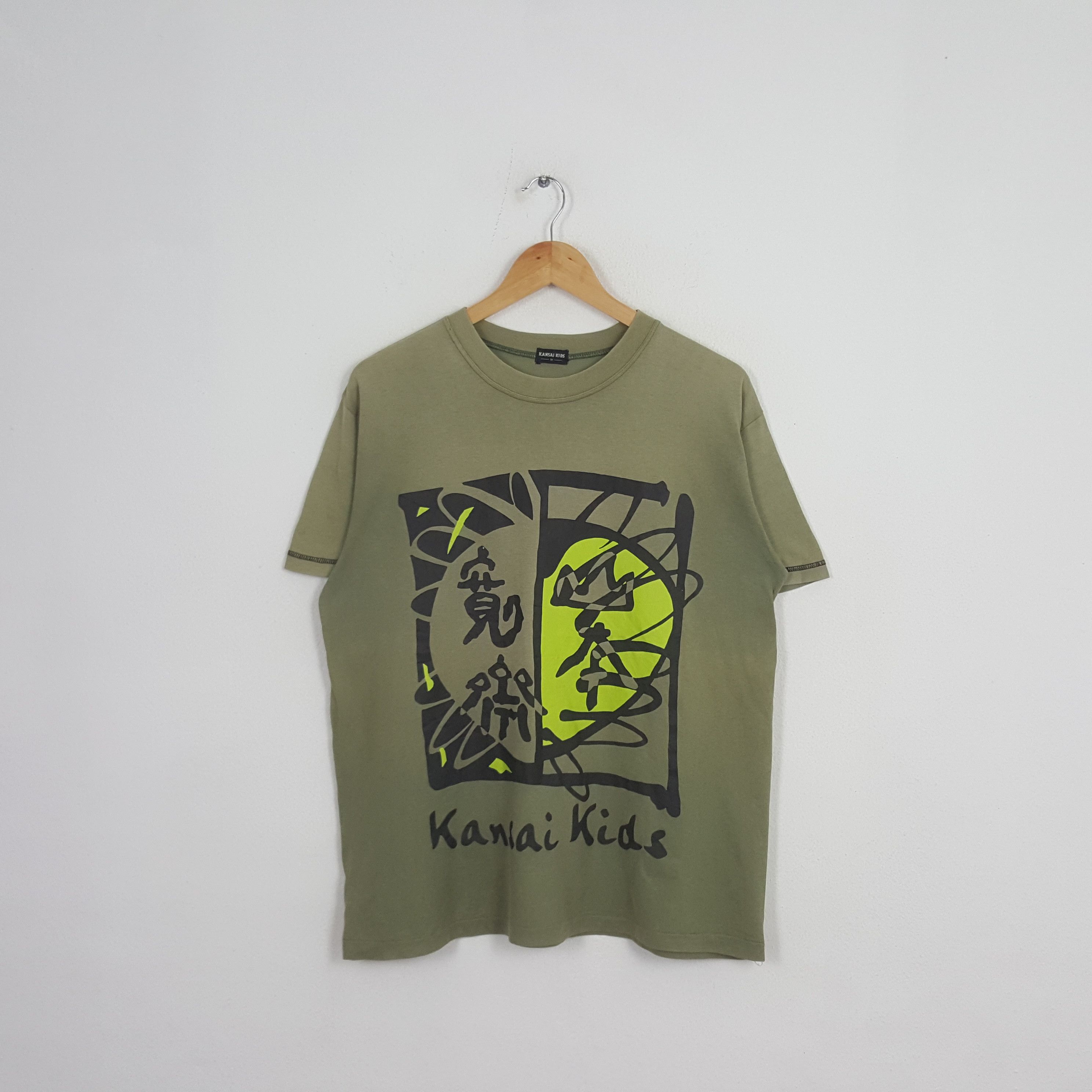 Vintage Kansai Kids Japanese Designer Art Design Tshirt