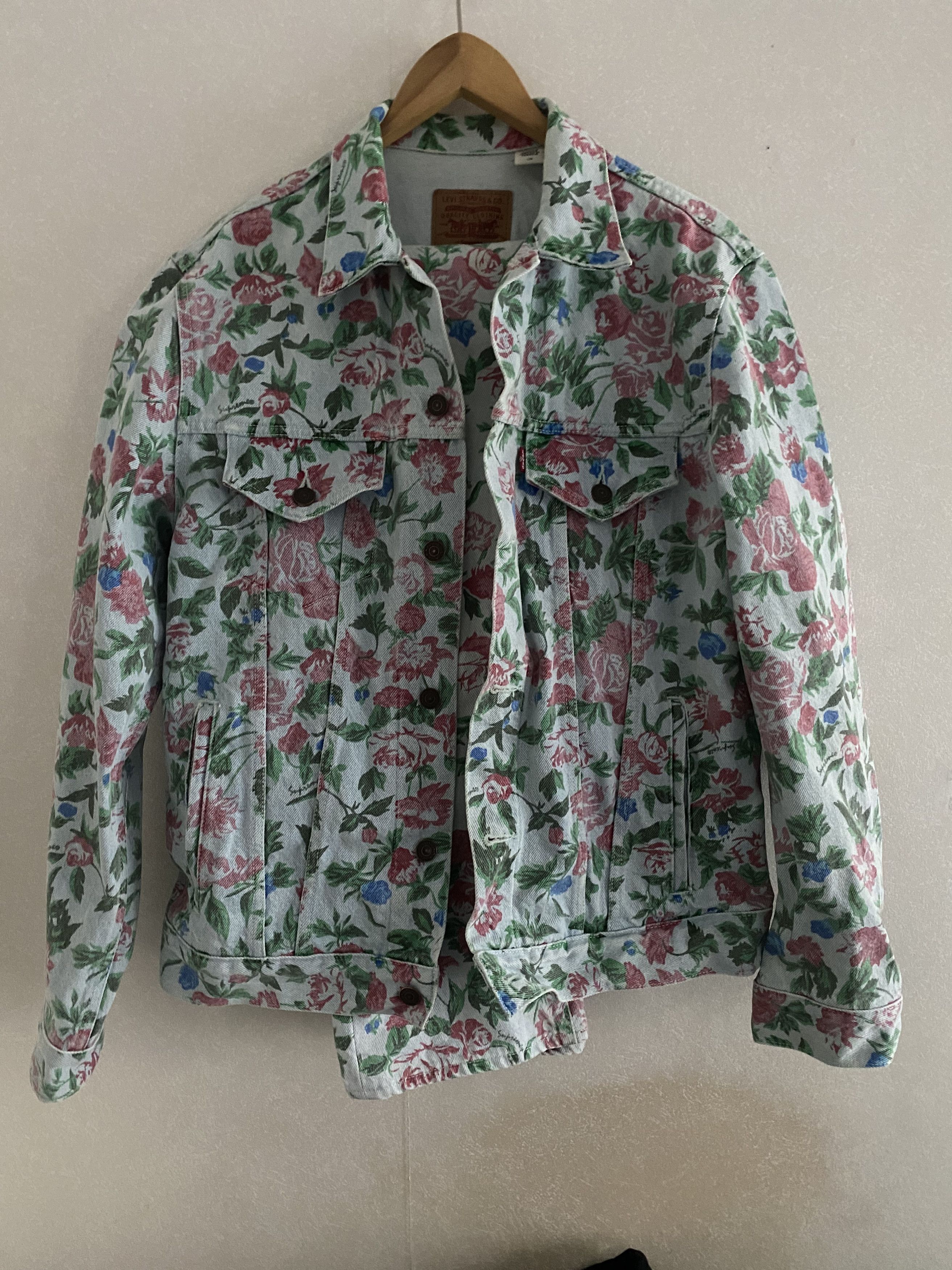 Levi's × Supreme SS 2016 Supreme x Levis Roses Trucker Jacket + Pants Size US L / EU 52-54 / 3 - 2 Thumbnail