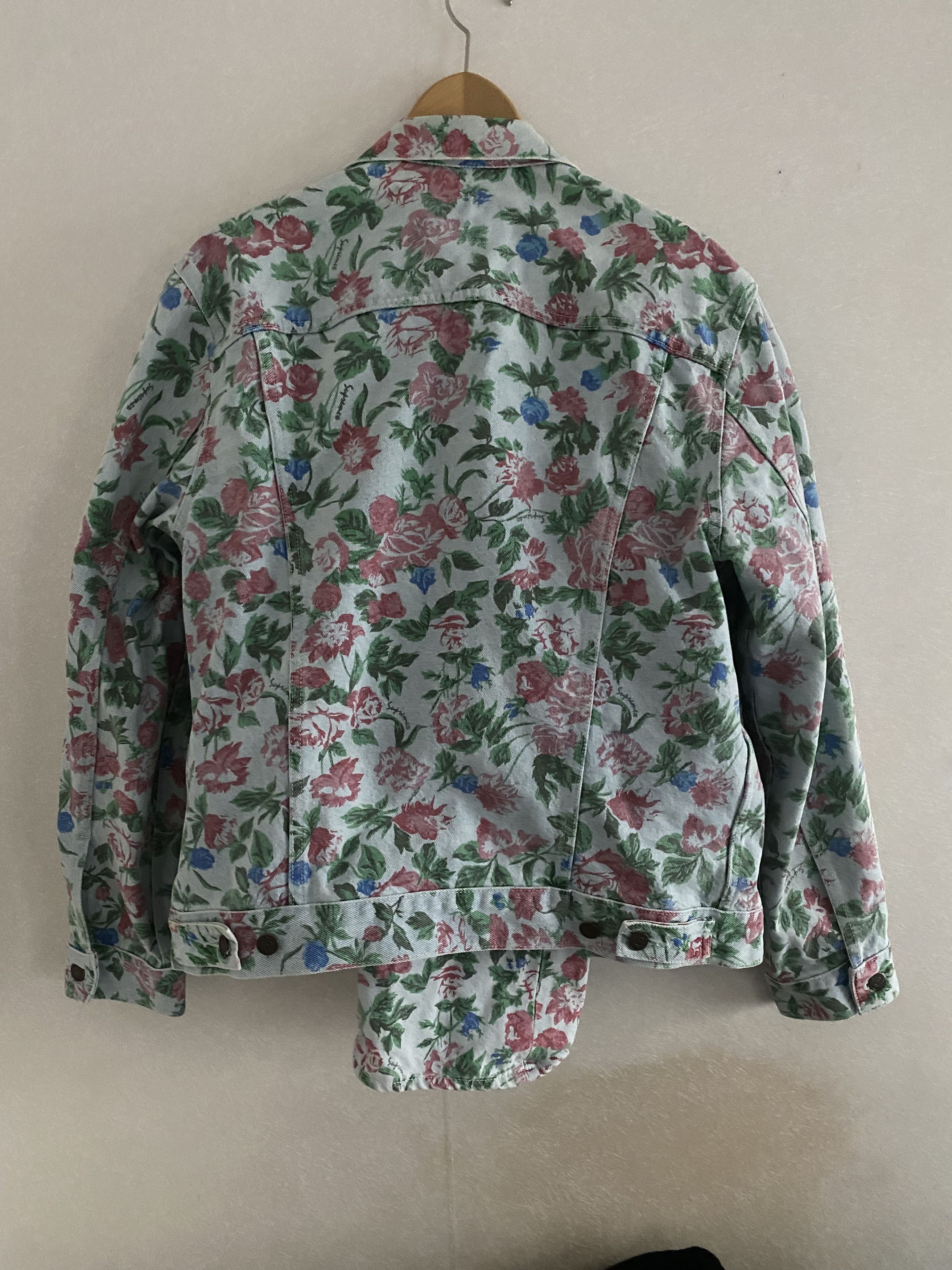 Levi's × Supreme SS 2016 Supreme x Levis Roses Trucker Jacket + Pants Size US L / EU 52-54 / 3 - 3 Thumbnail