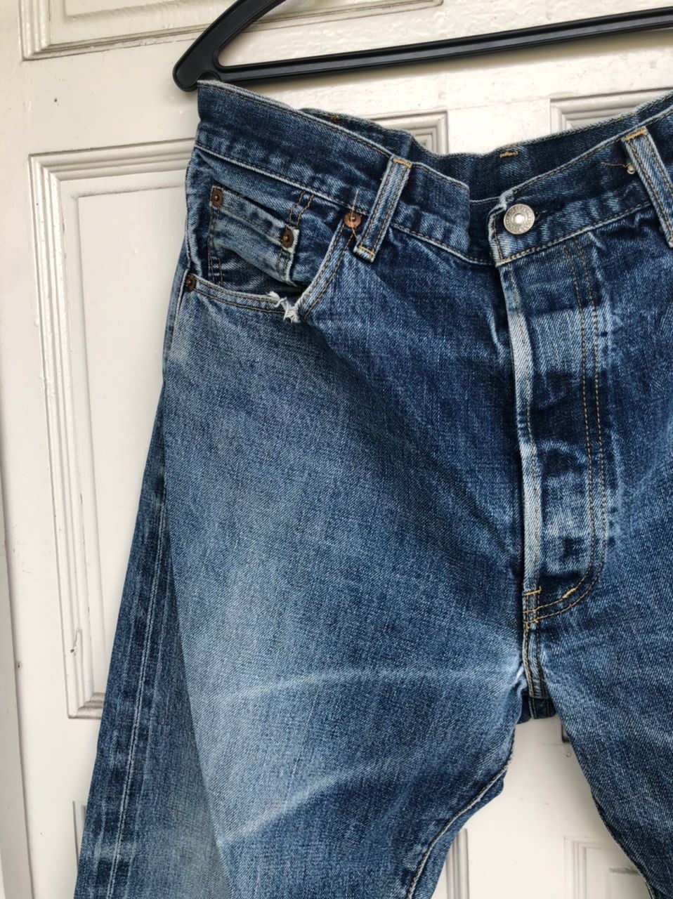 Japanese Brand × Levi's × Levi's Vintage Clothing Vintage LEVIS Selvedge denim jeans made in Japan J09A Size US 35 - 3 Thumbnail