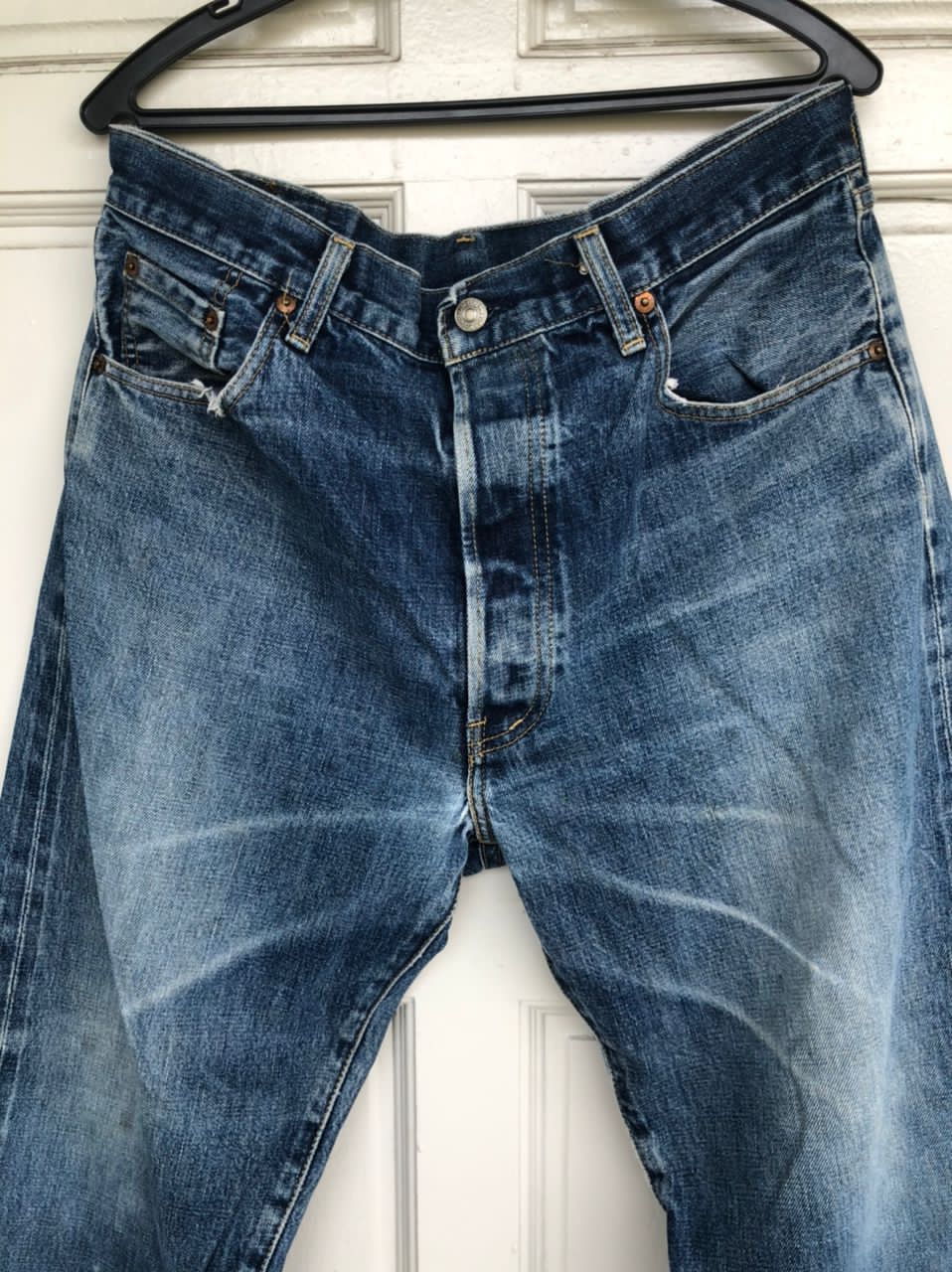 Japanese Brand × Levi's × Levi's Vintage Clothing Vintage LEVIS Selvedge denim jeans made in Japan J09A Size US 35 - 5 Thumbnail