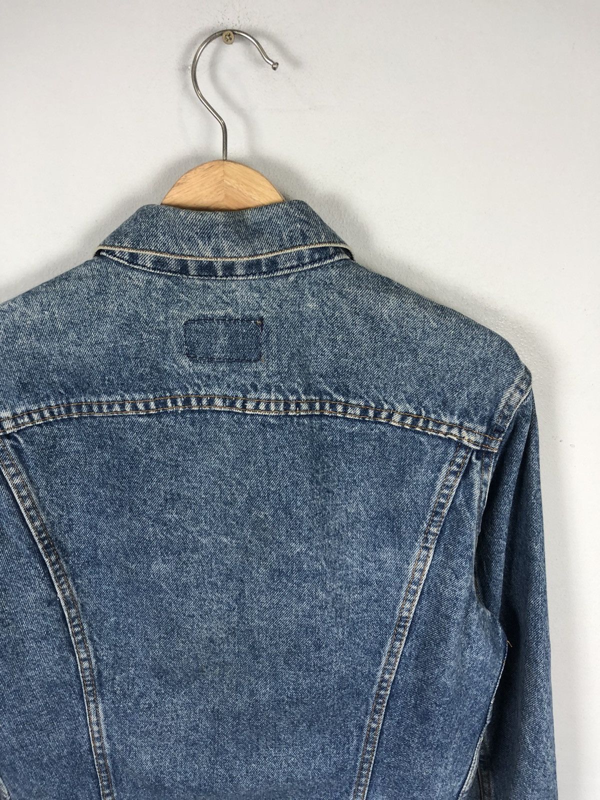 Levi's × Vintage Vintage 90a Levis Denim Trucker Jacket Size S / US 4 / IT 40 - 6 Thumbnail