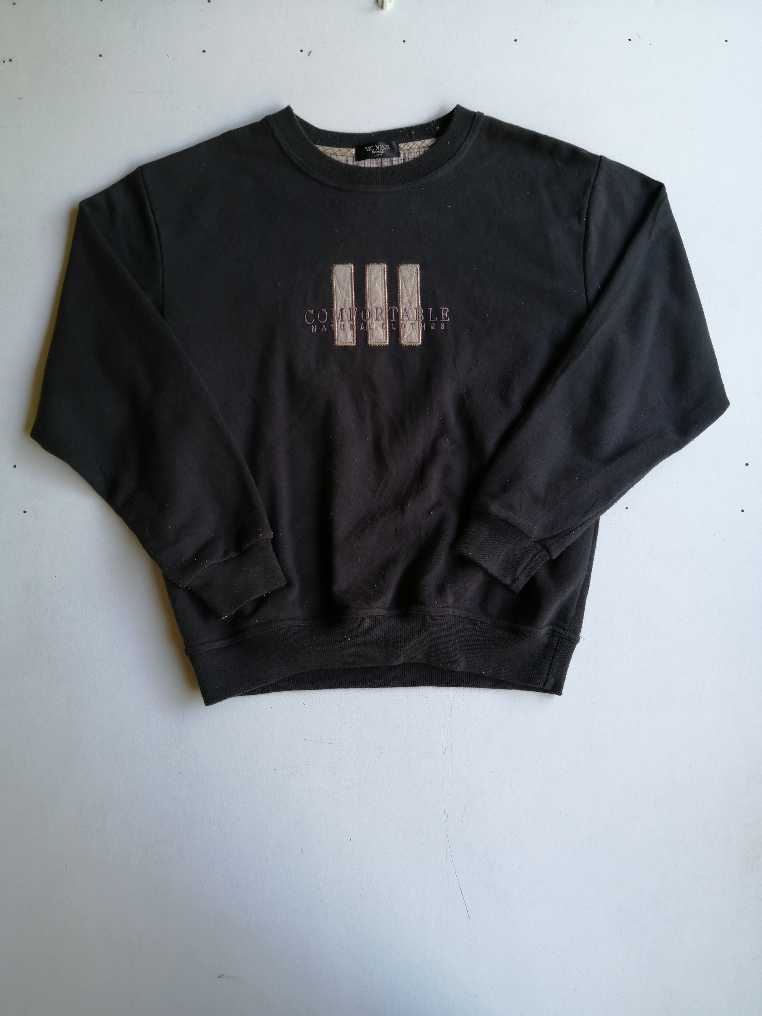 Designer Vintage Mc Nine Homme Sweatshirt Size US M / EU 48-50 / 2 - 1 Thumbnail