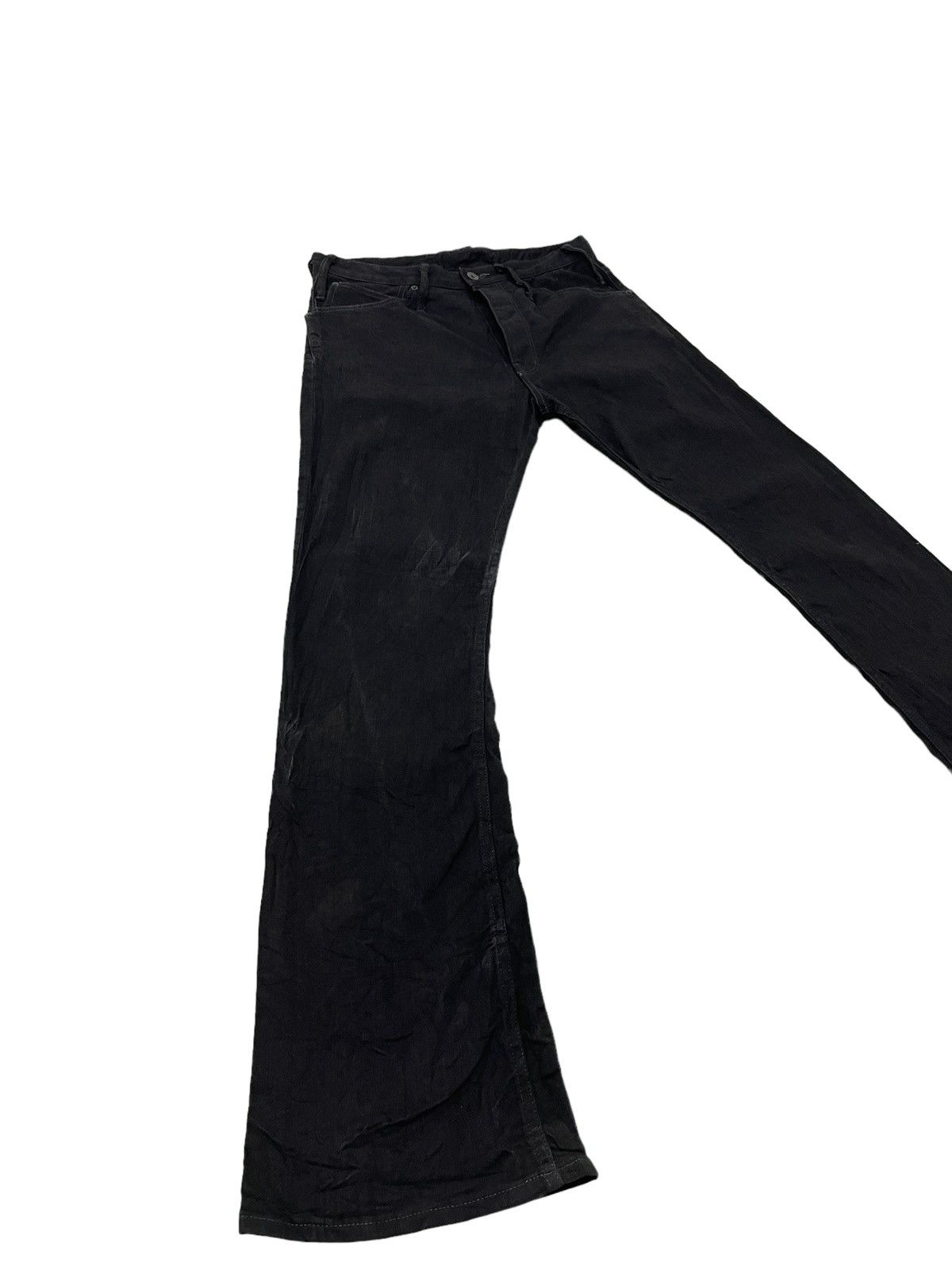 If Six Was Nine Flare Jeans LGB Lazy Wolf Stretch High Rise 29🟦 Size US 32 / EU 48 - 11 Thumbnail