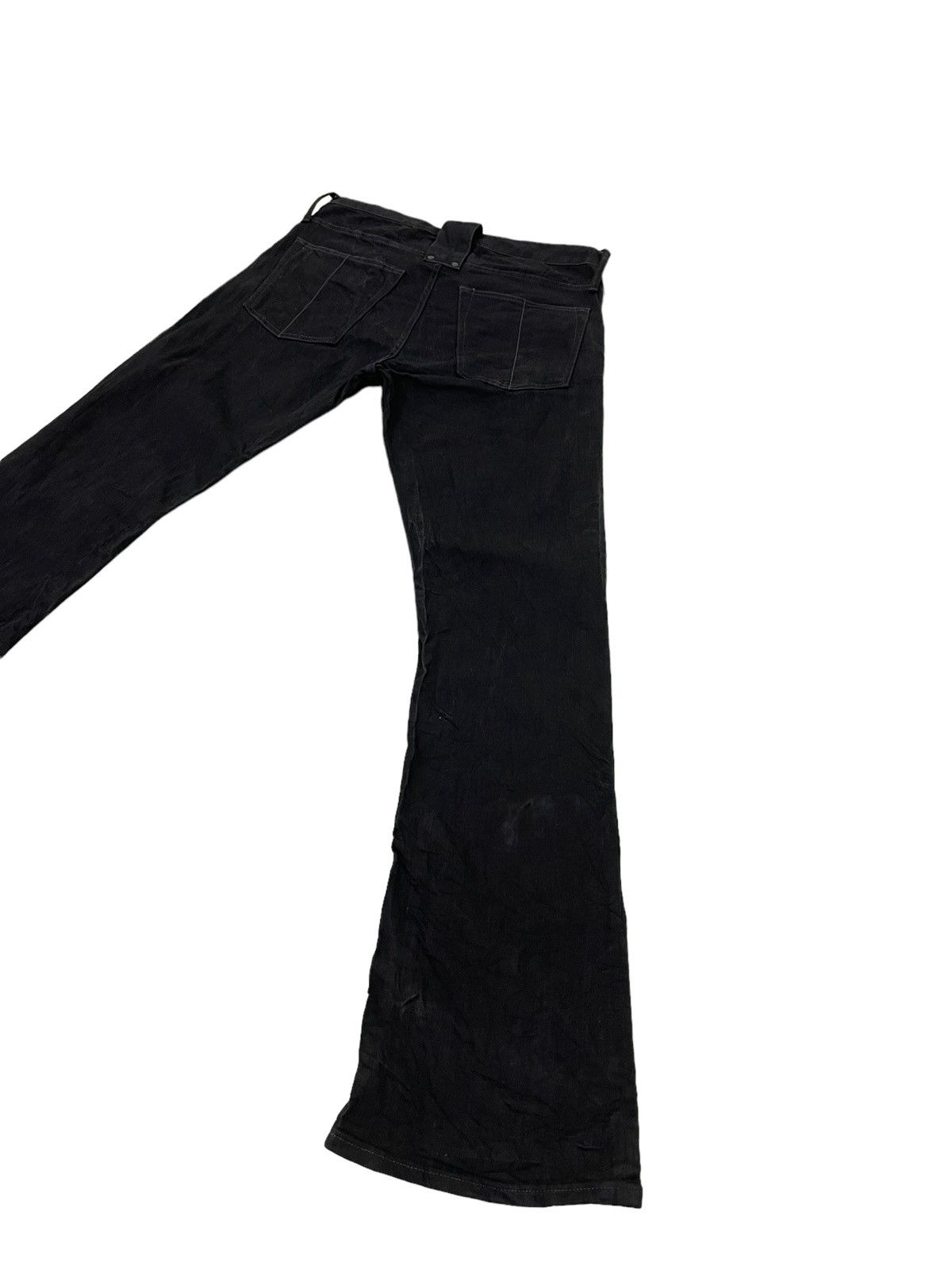 If Six Was Nine Flare Jeans LGB Lazy Wolf Stretch High Rise 29🟦 Size US 32 / EU 48 - 3 Thumbnail