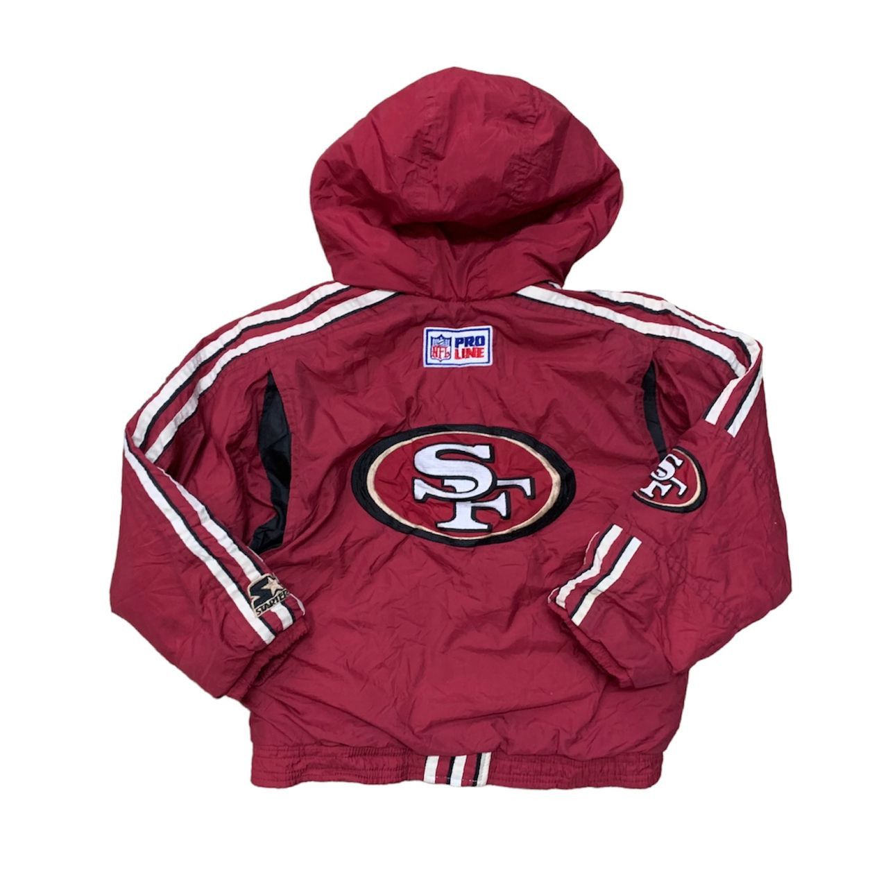 VINTAGE 90S SAN FRANCISCO 49ERS NFL STARTER JACKET KIDS