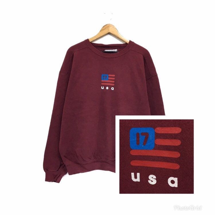 Vintage 90s USA Crewneck BigLogo Sweatshirt
