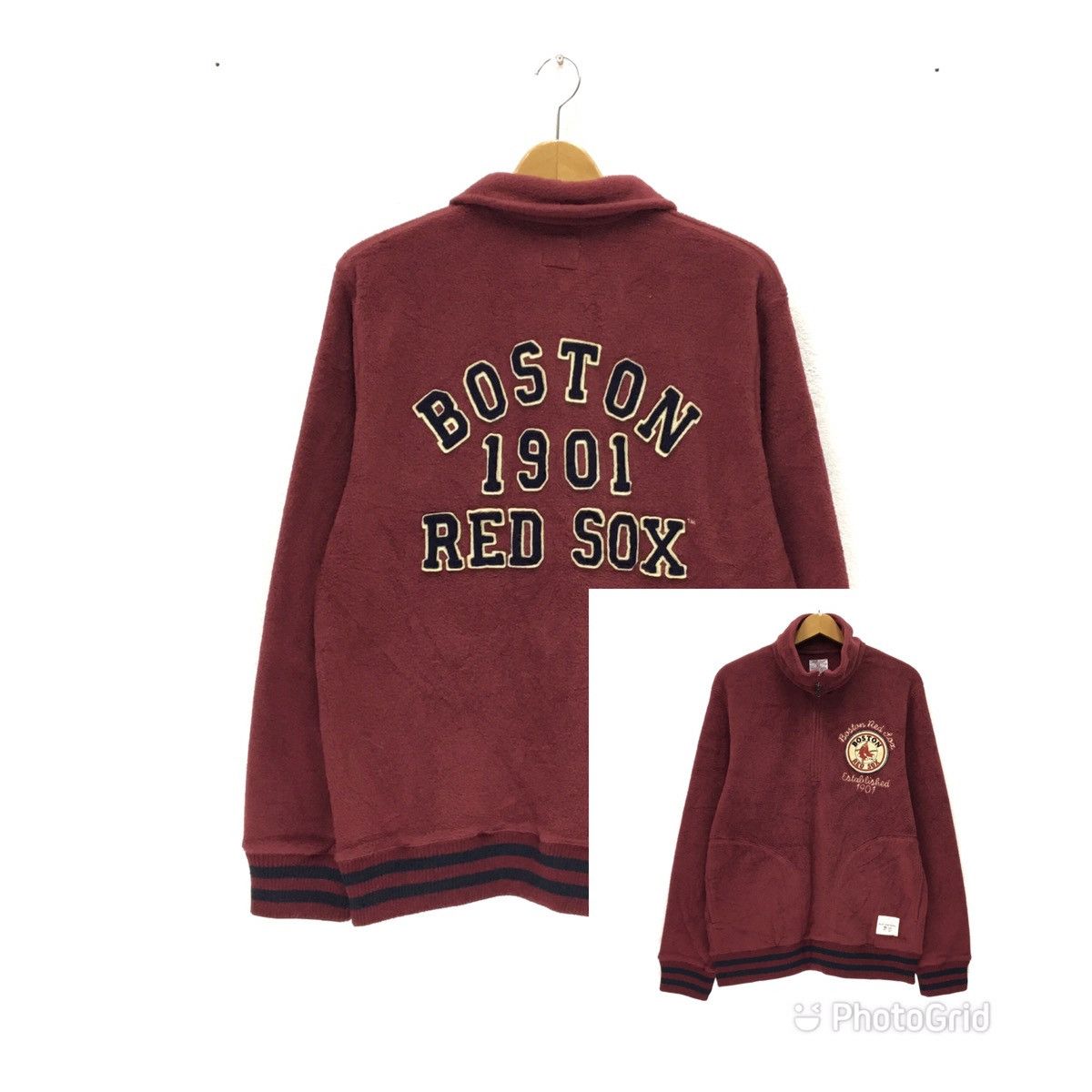 MLB Boston Red Sox Fleece Varsity Size US L / EU 52-54 / 3 - 3 Thumbnail